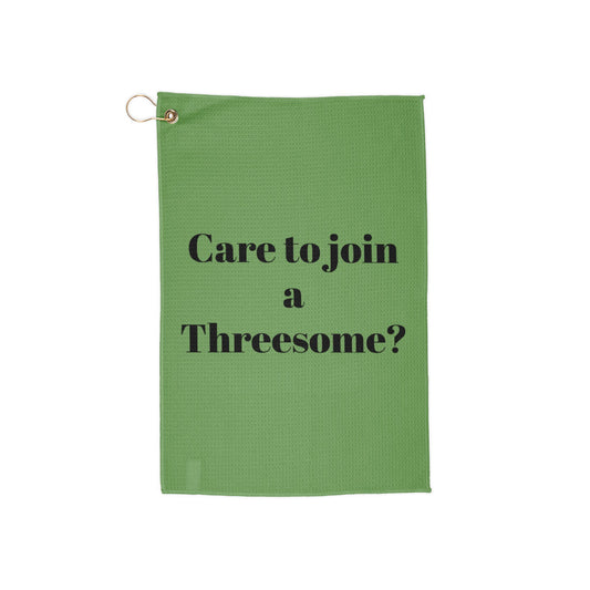 green Threesome Golf Towels