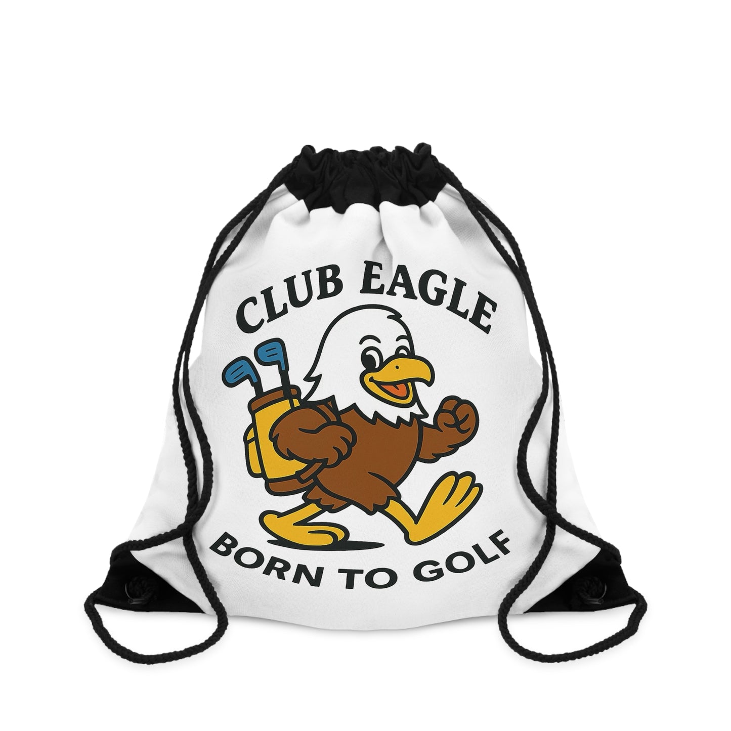 Club Eagle Born to Golf Drawstring Bag