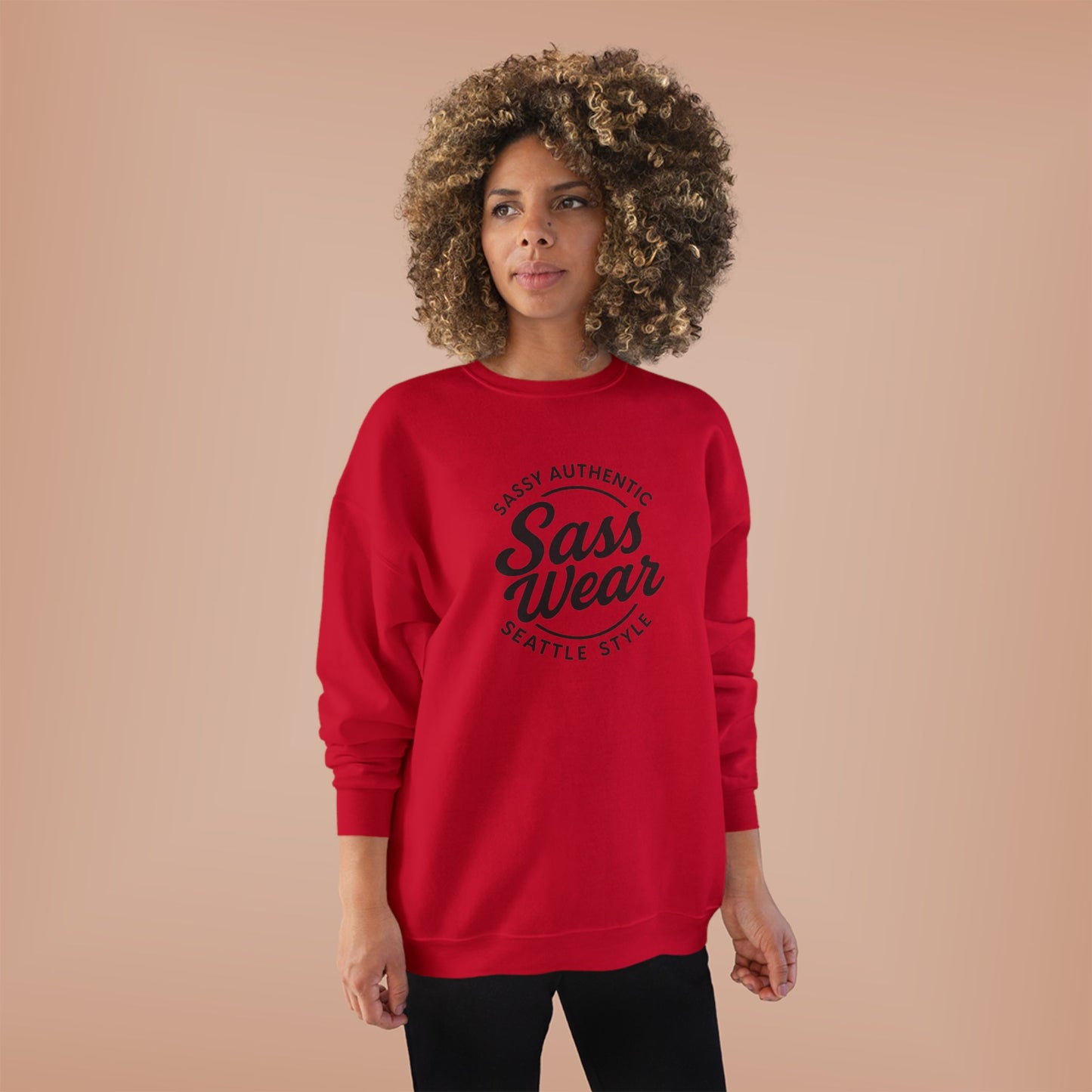Sass Wear Unisex Eco-Friendly Crewneck Sweatshirt