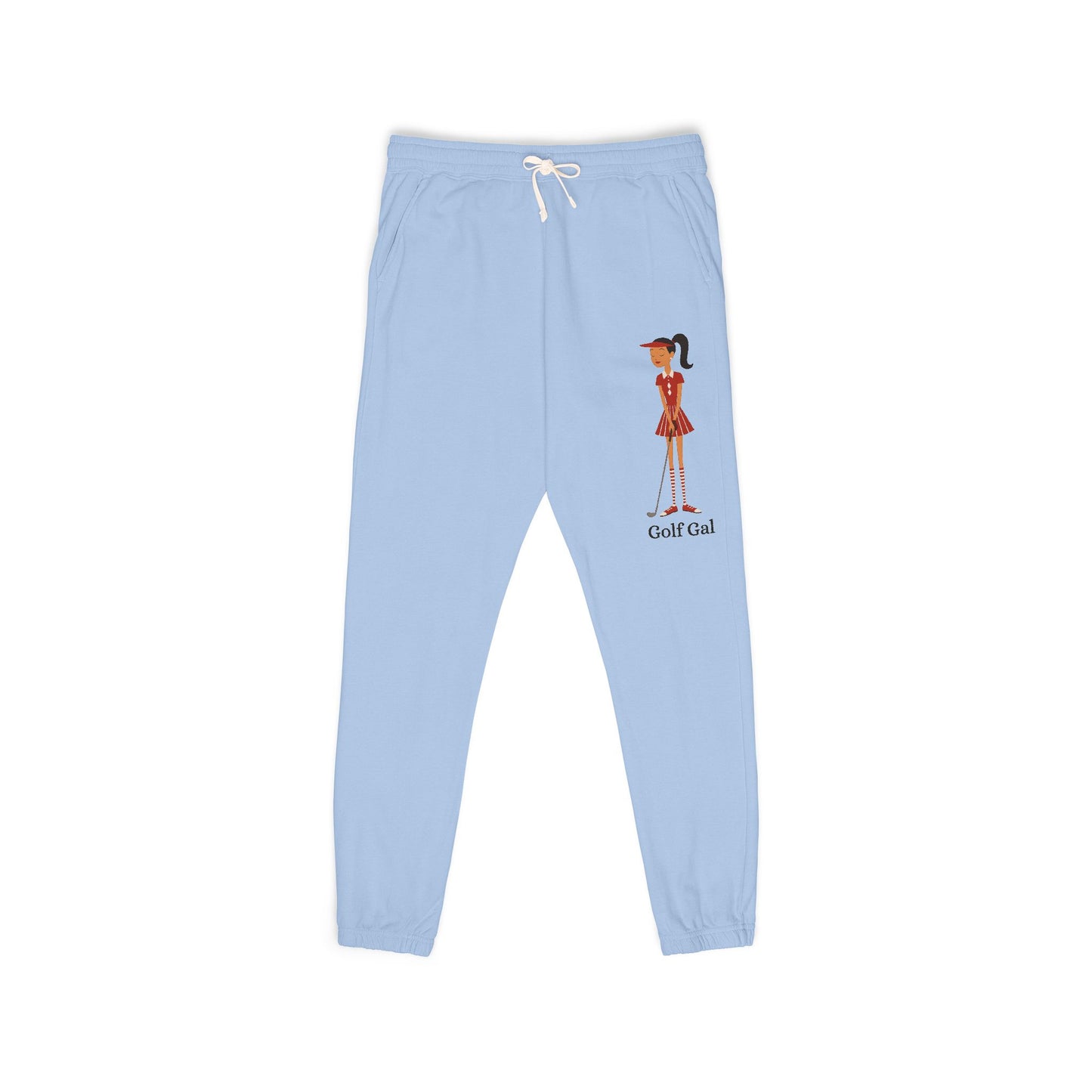 Golf Gal Garment-Dyed Fleece Sweatpants Ruby