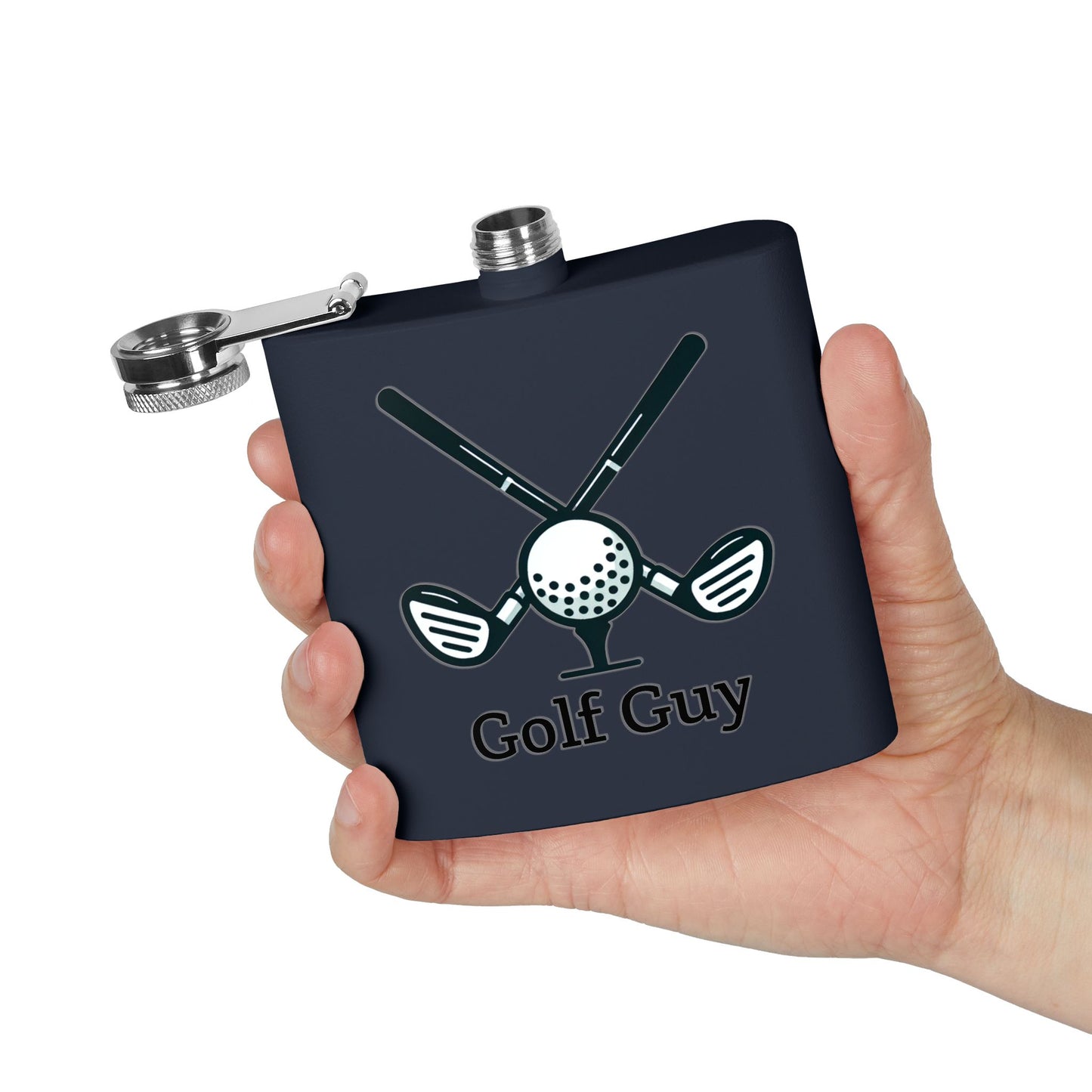 Golf Guy Sleek Stainless Steel Flask
