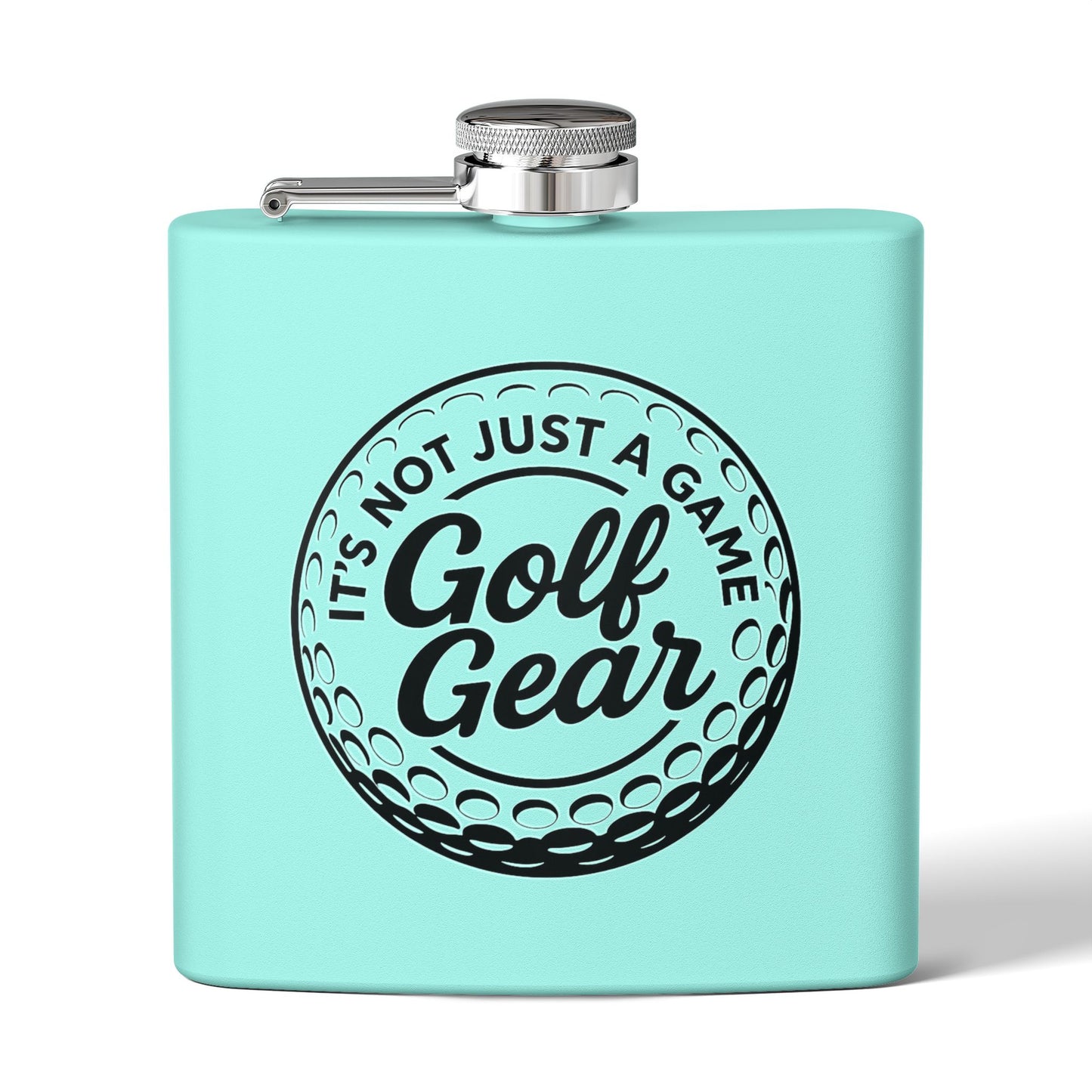 Golf Gear Sleek Stainless Steel Flask