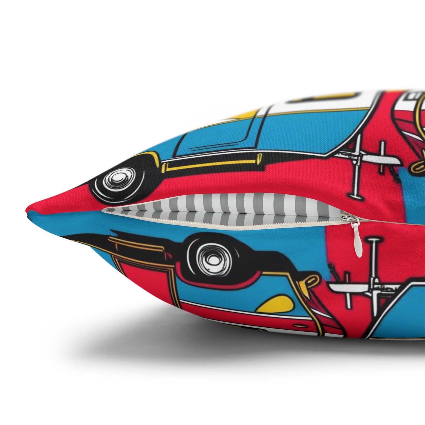 retro campers Canvas Pillow cover
