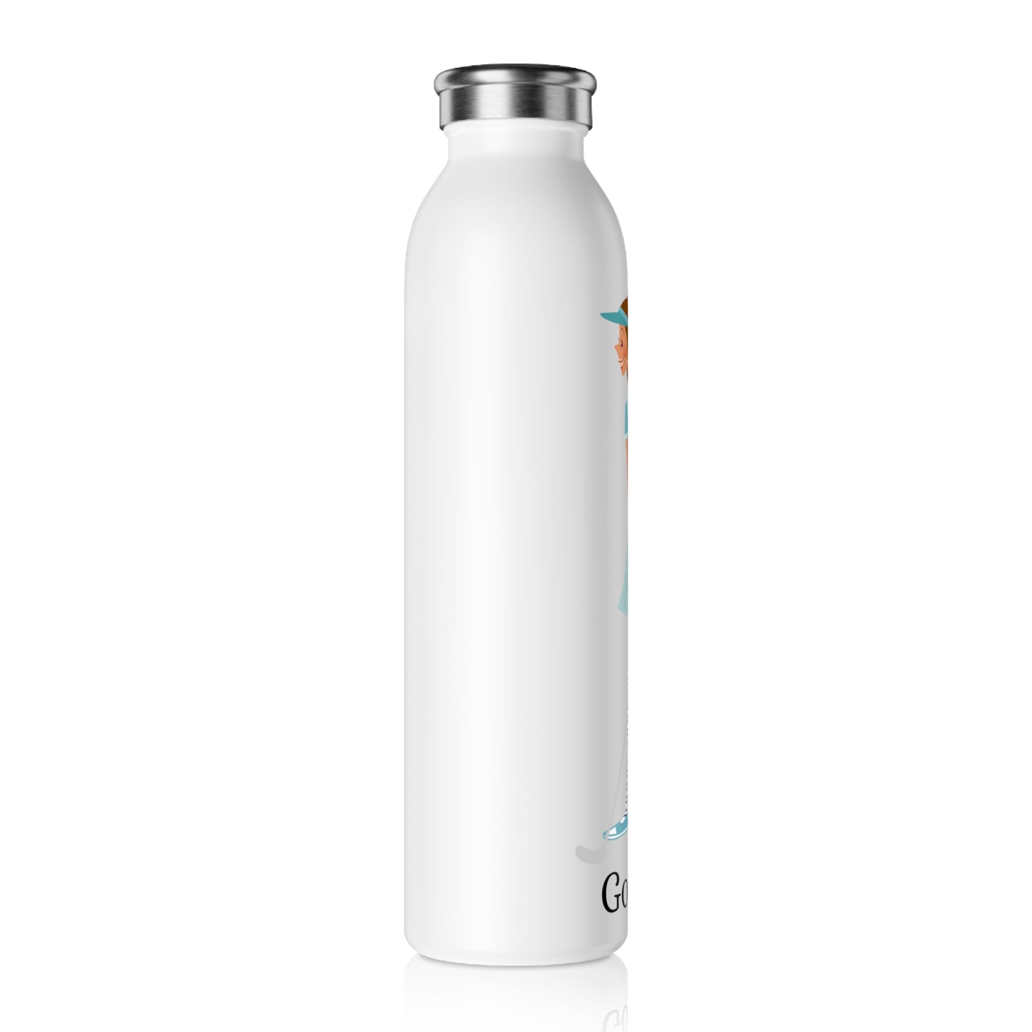 Golf Gal Slim Water Bottle Lily