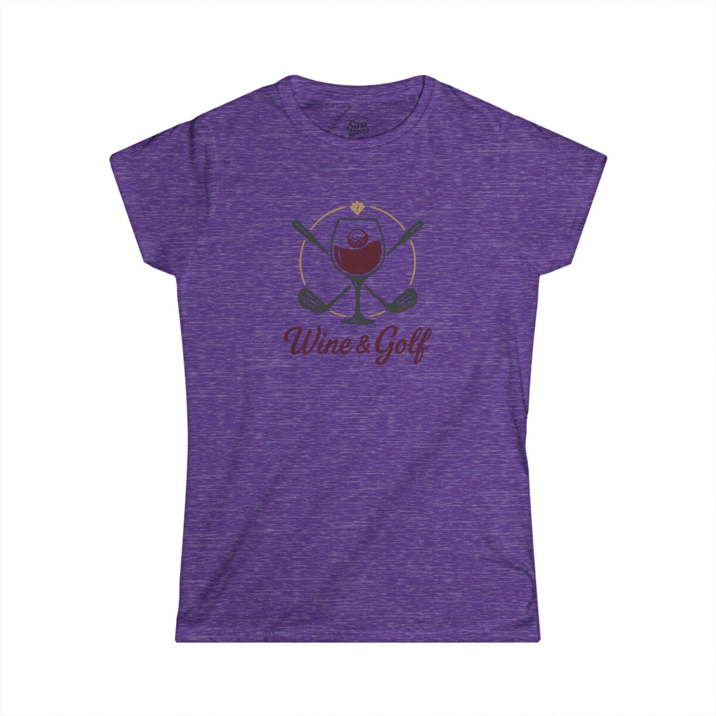 Wine and Golf Women's Softstyle Tee