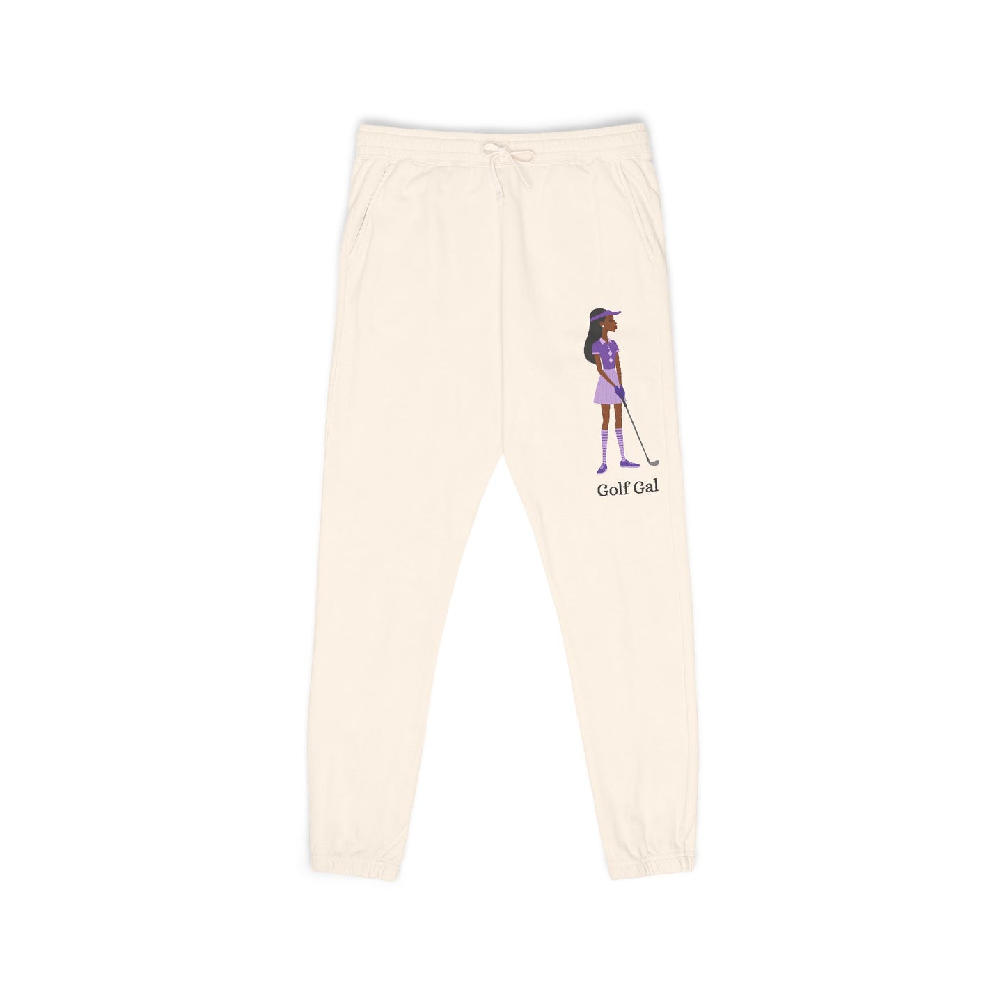 Golf Gal Garment-Dyed Fleece Sweatpants Violet
