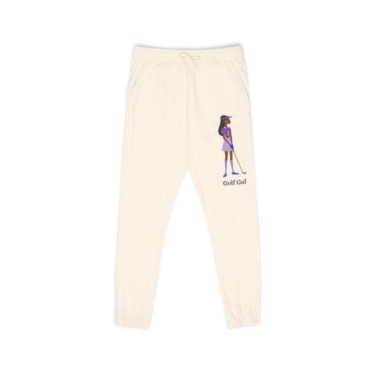Golf Gal Garment-Dyed Fleece Sweatpants Violet