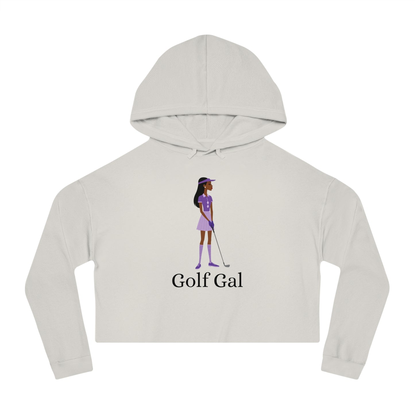 Golf Gal Women's Cropped Sweatshirt Violet