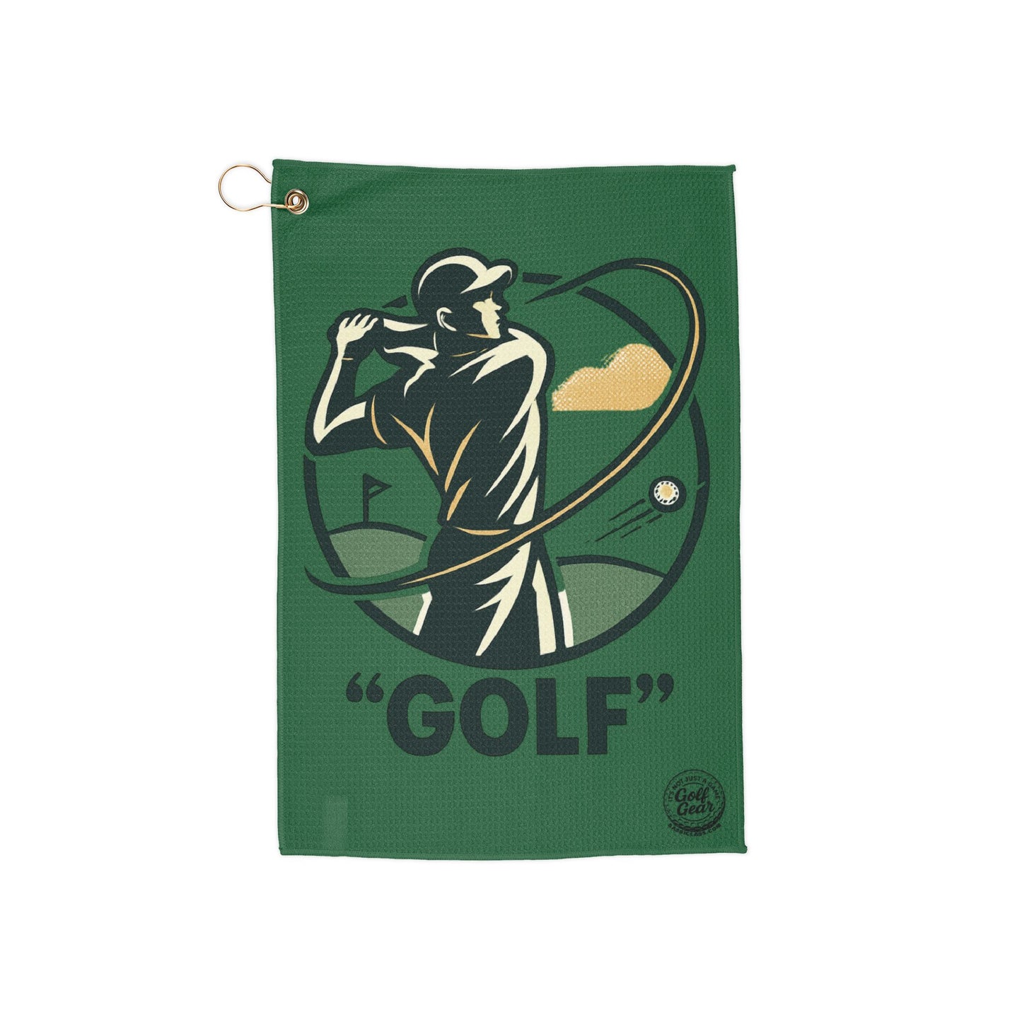 Guy Golf Swing Golf Towel