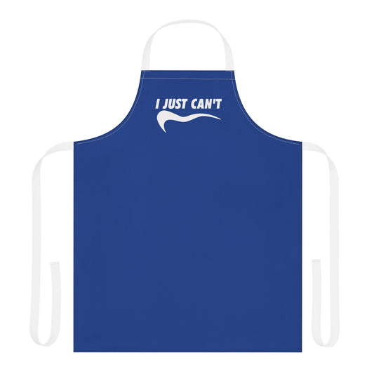 blue I just Can't  Apron
