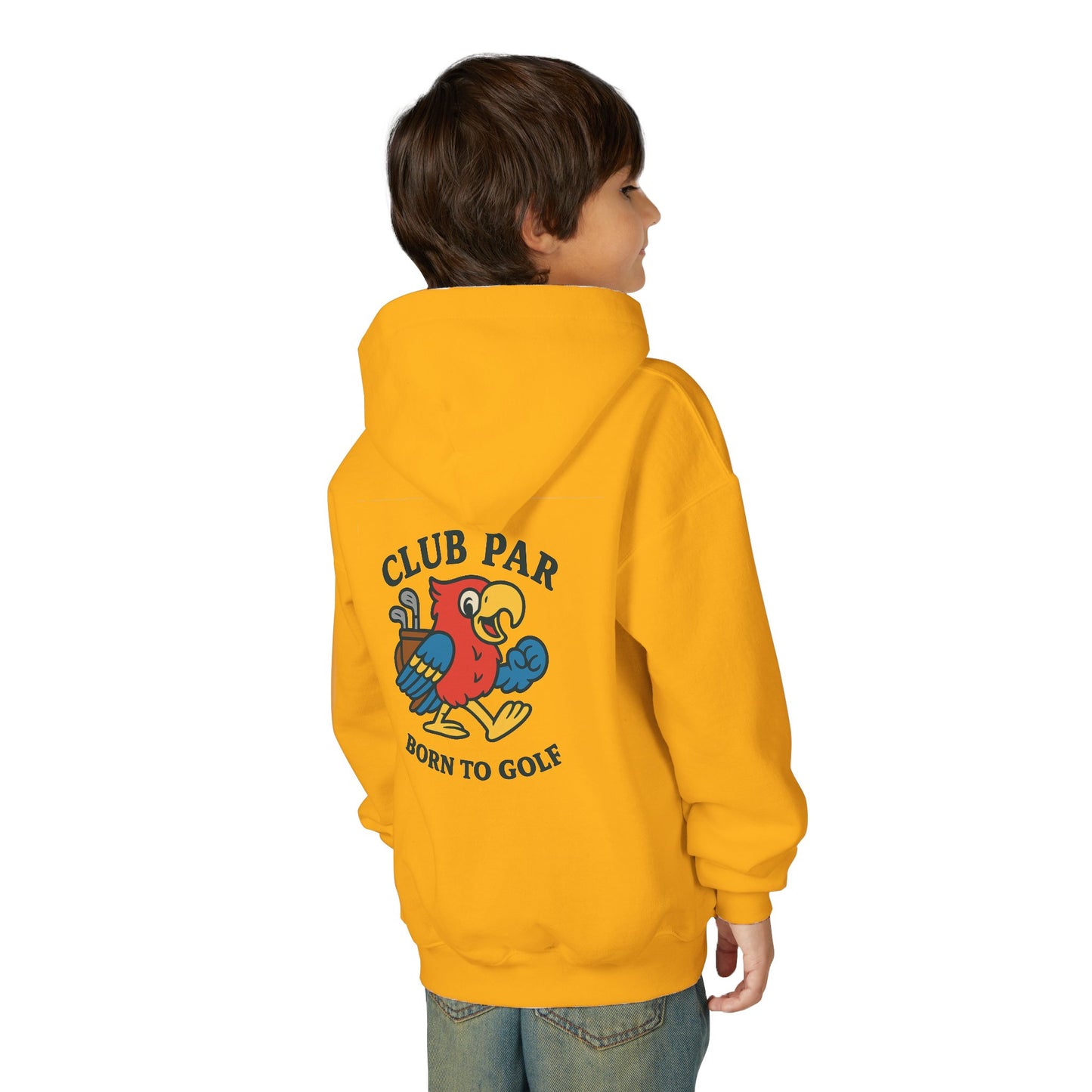 Club Par Born To Golf Youth Hoodie