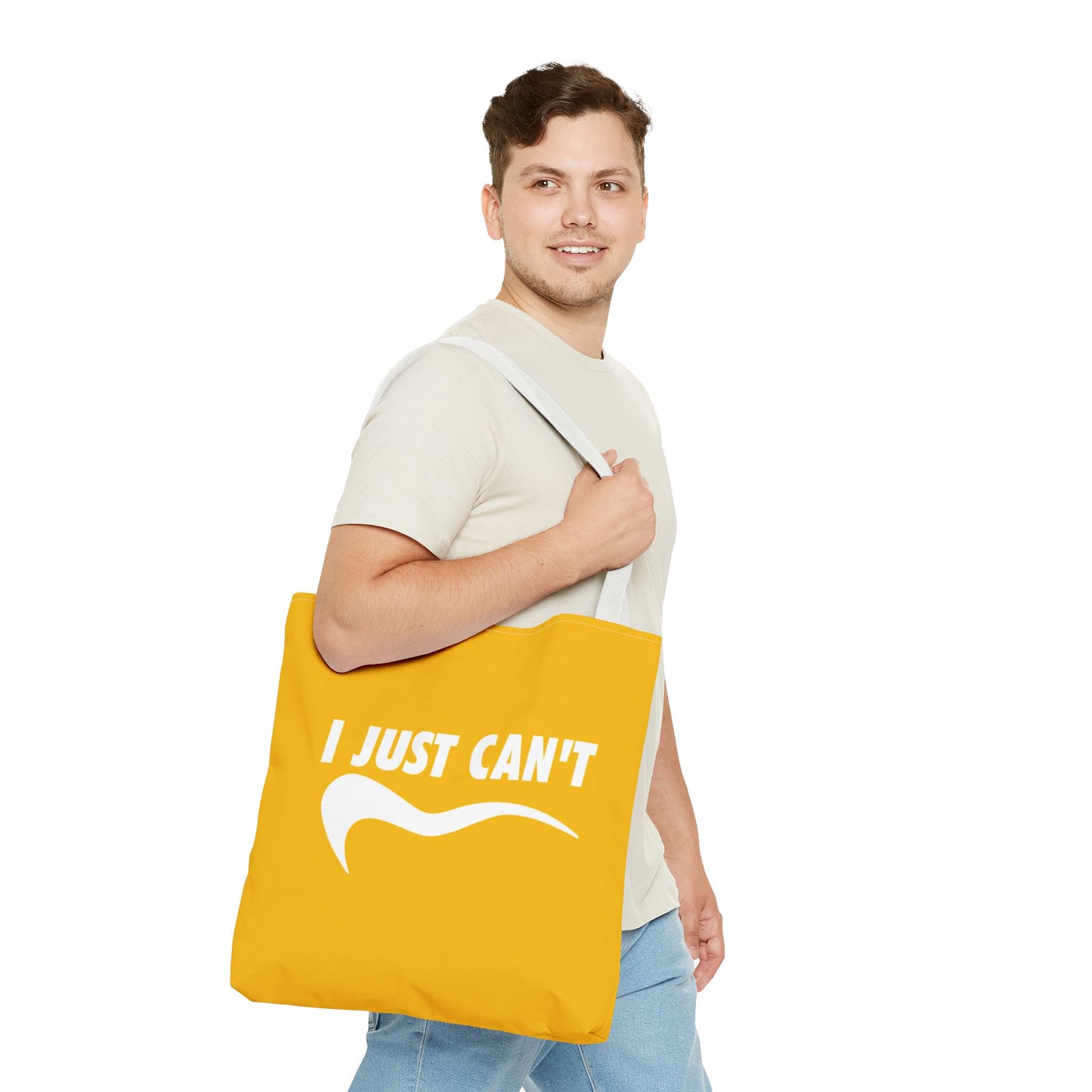 Yellow I just can't Tote Bag