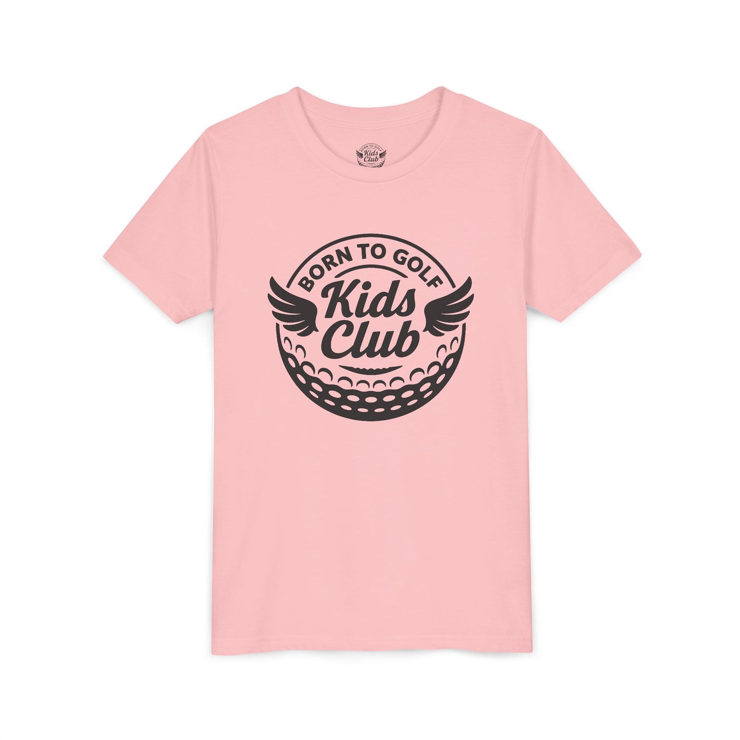 Kids Club Logo Born To Golf Youth Tee
