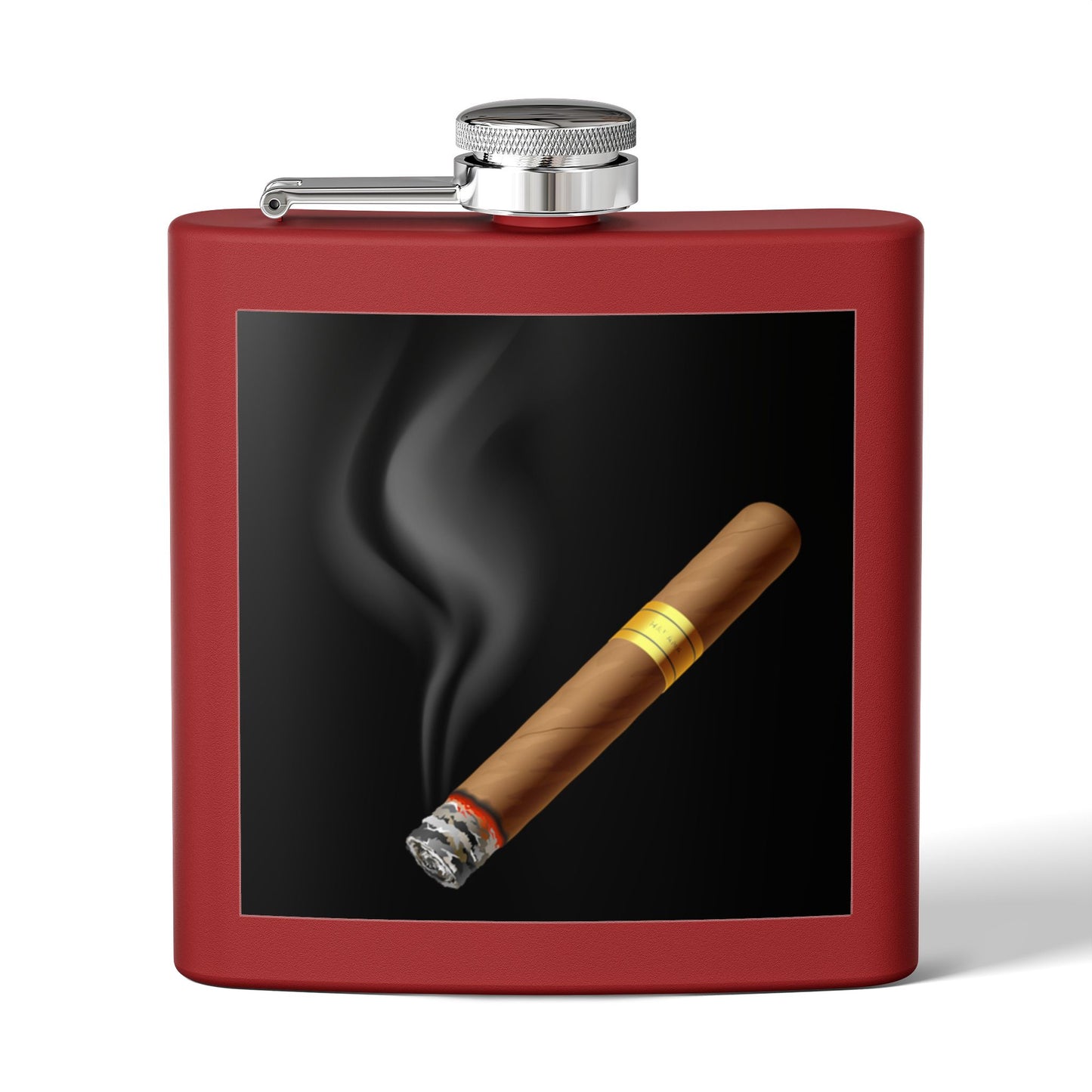 Cigar Sleek Stainless Steel Flask