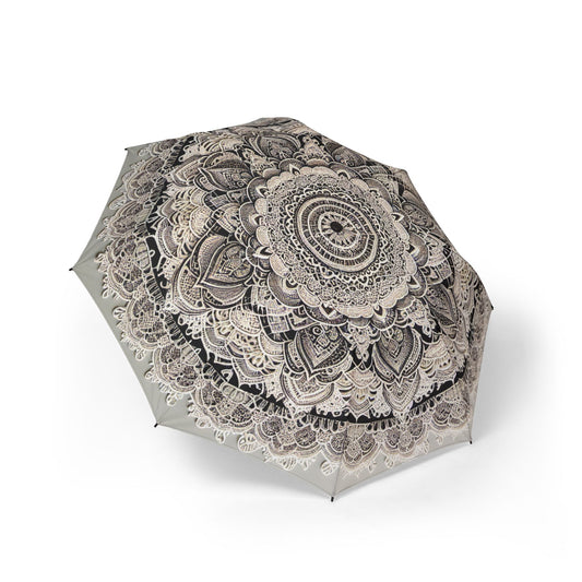 lace mandala Umbrella - Semi-Automatic Foldable Design