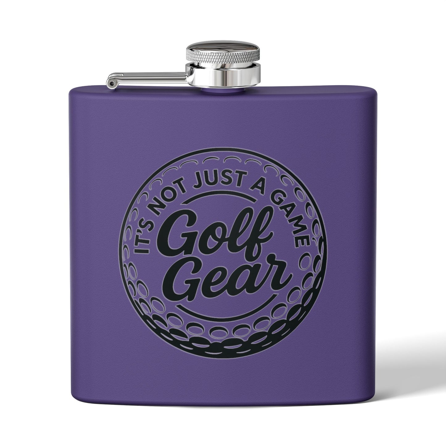 Golf Gear Sleek Stainless Steel Flask
