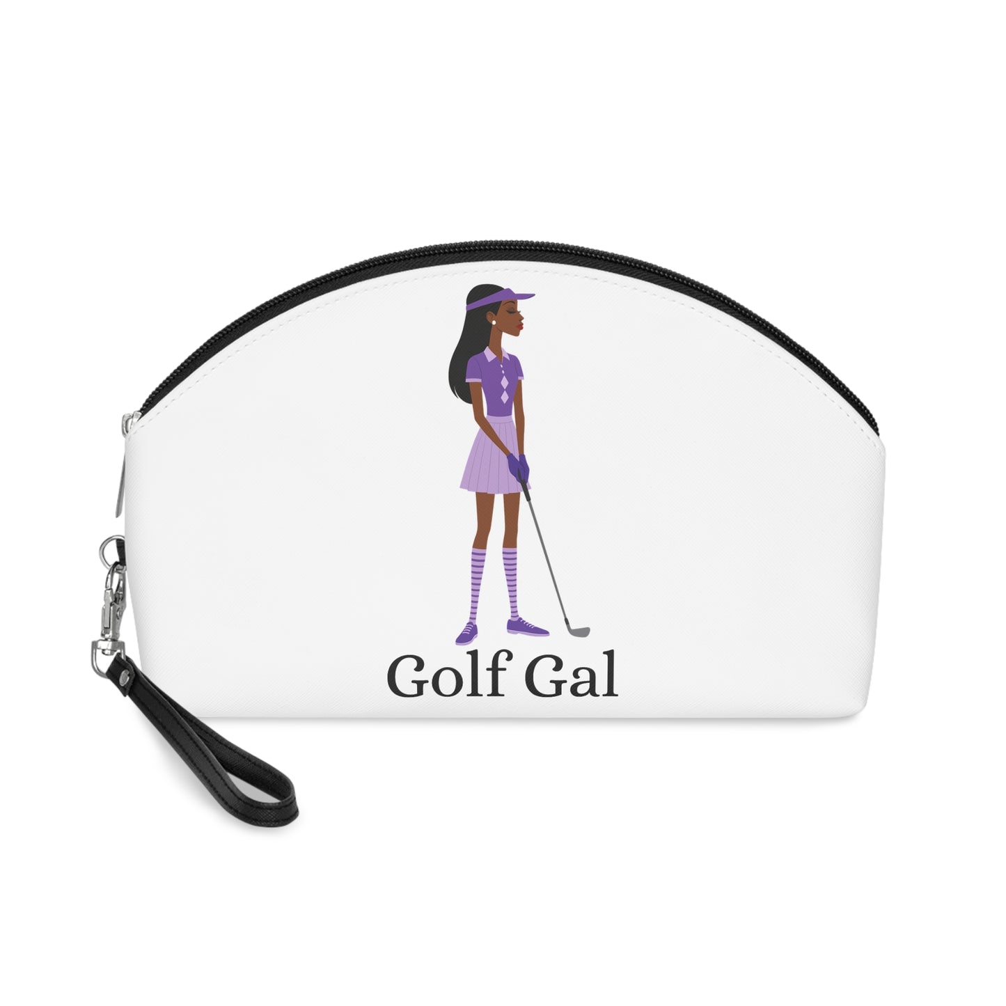 Golf Gal Makeup Bag - Swing Like A Girl Violet