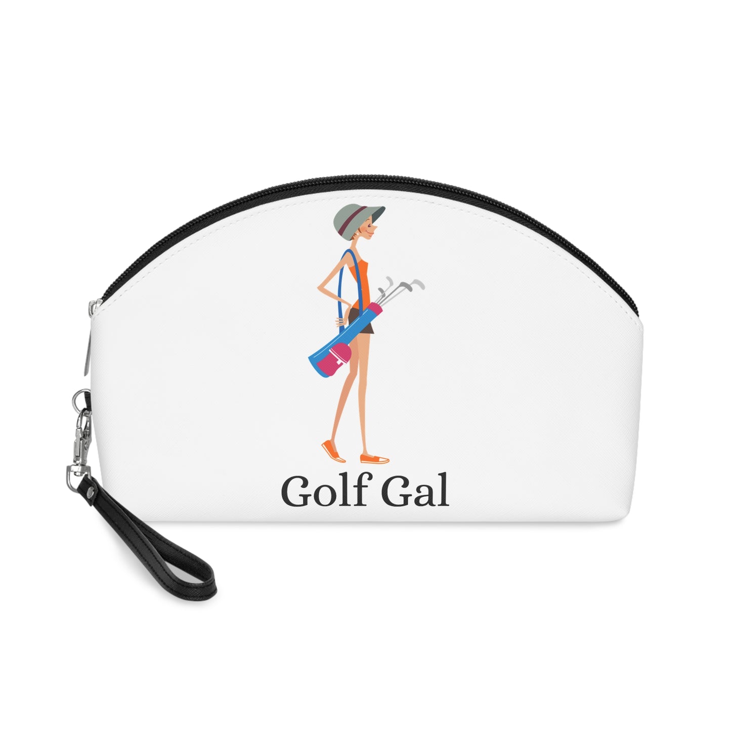Golf Gal Makeup Bag - Swing Like A Girl Poppy
