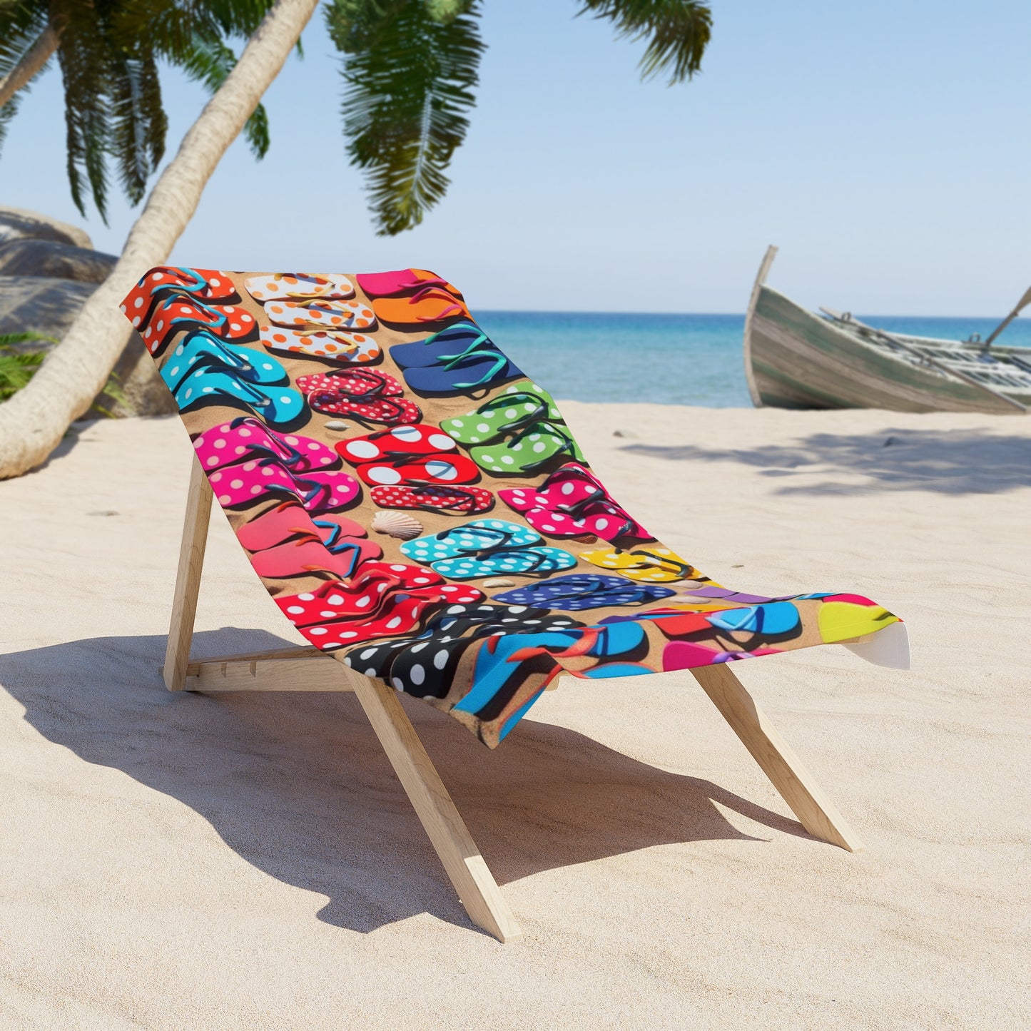 flip flops Beach Towel