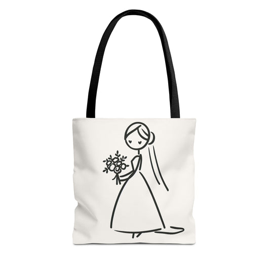 simplistic bride Tote Bag