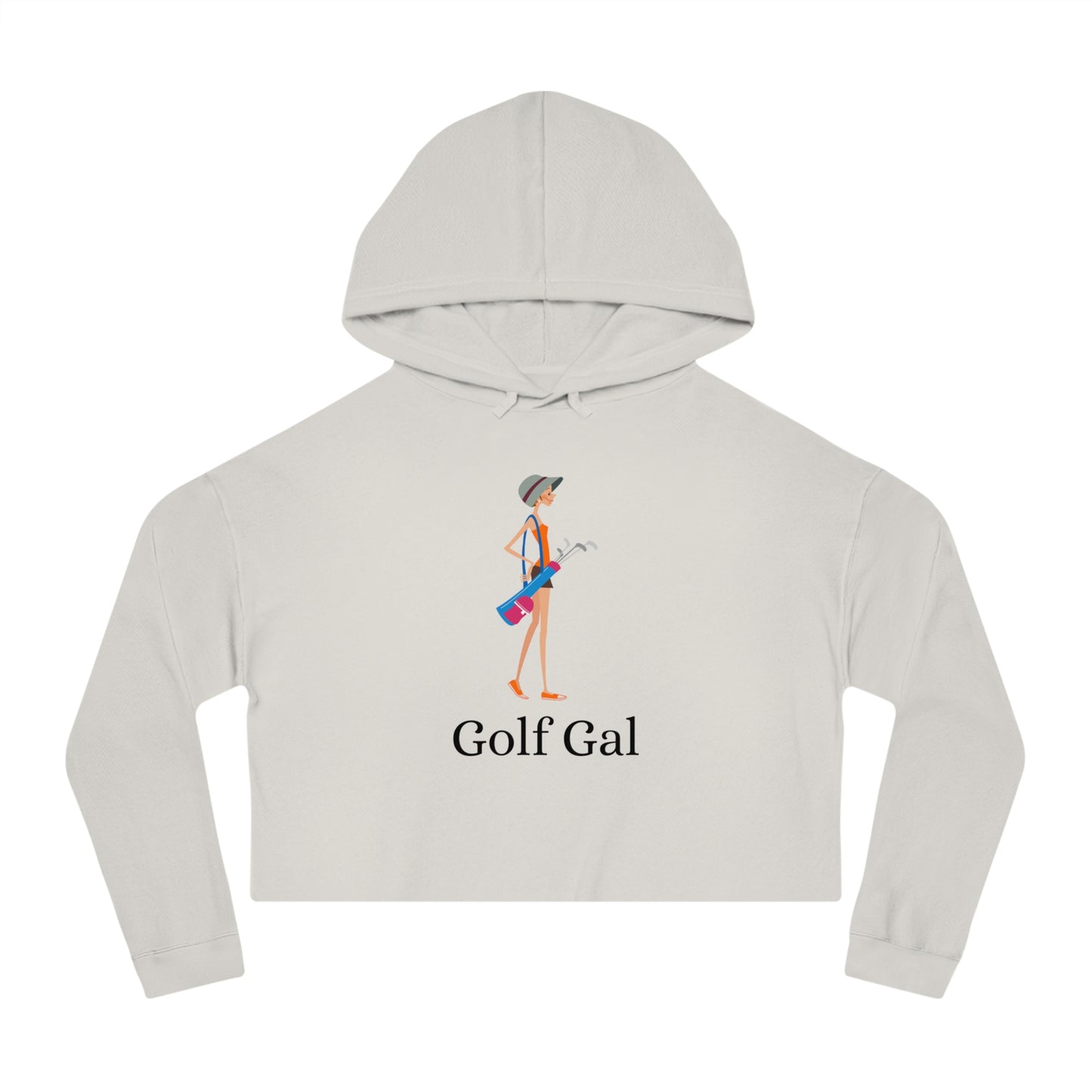 Golf Gal Women's Cropped Sweatshirt Poppy