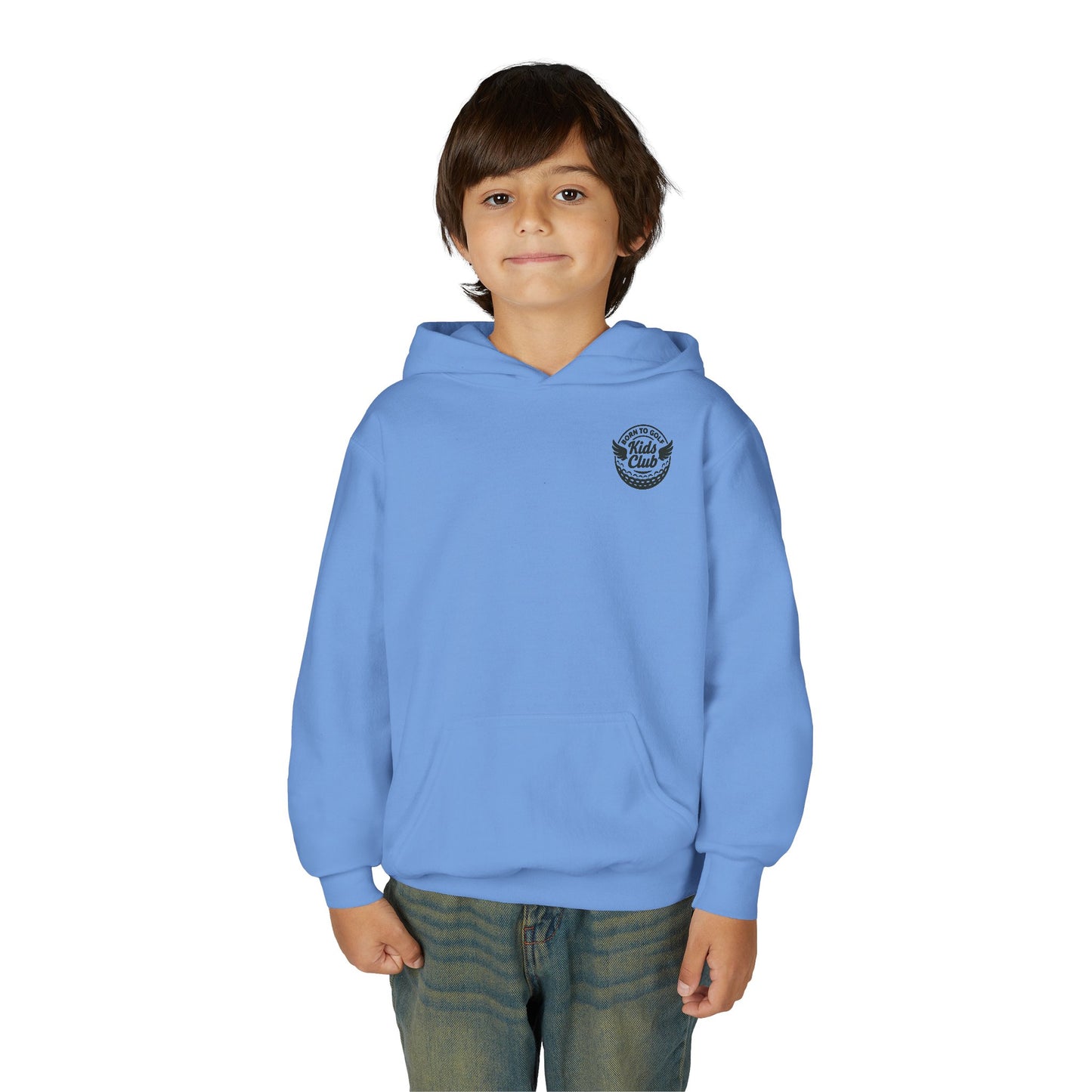 Club Eagle Born To Golf Youth Hoodie