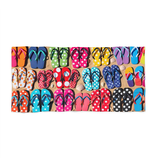 flip flops Beach Towel