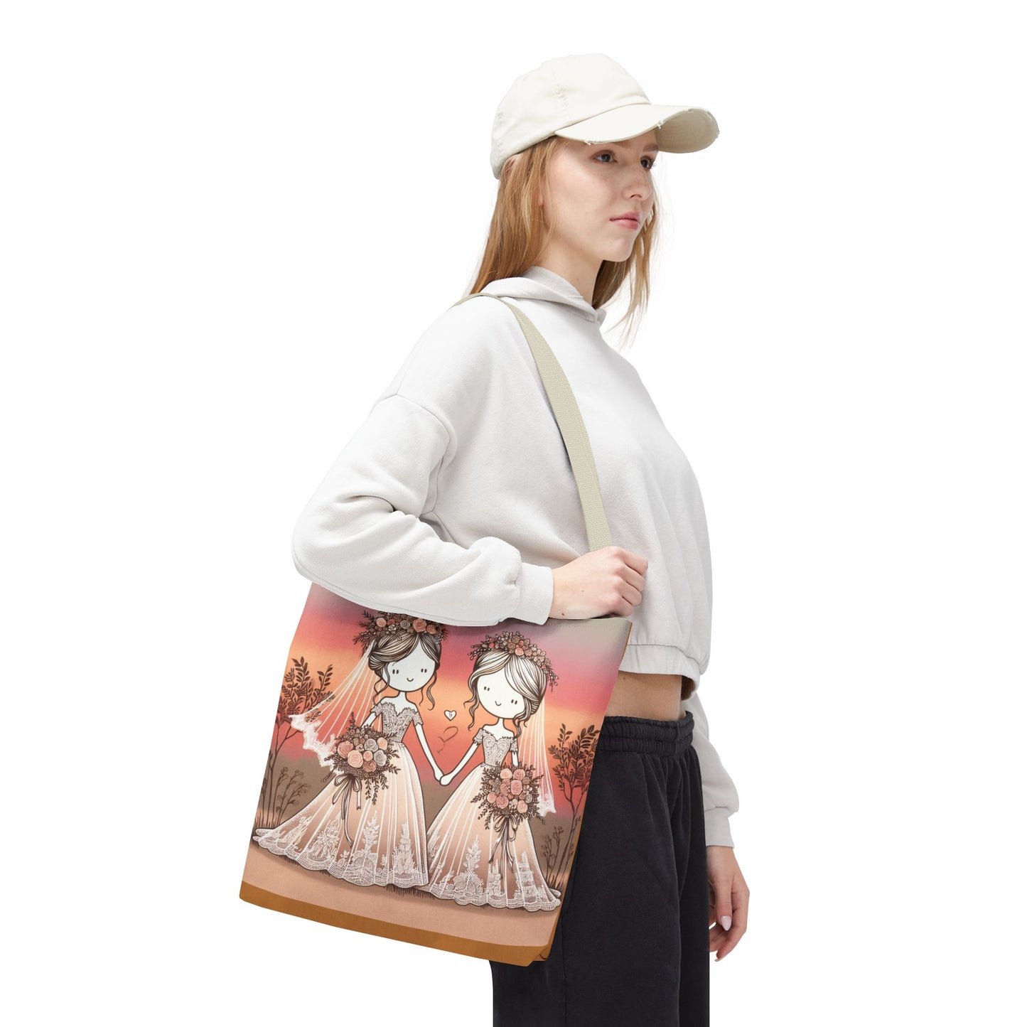 bride and bride Tote Bag