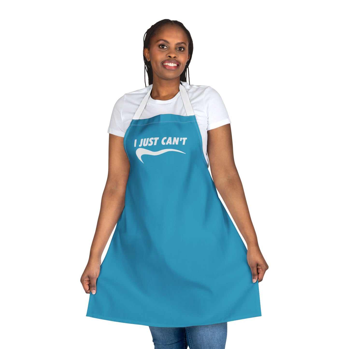 Turquoise I just Can't  Apron