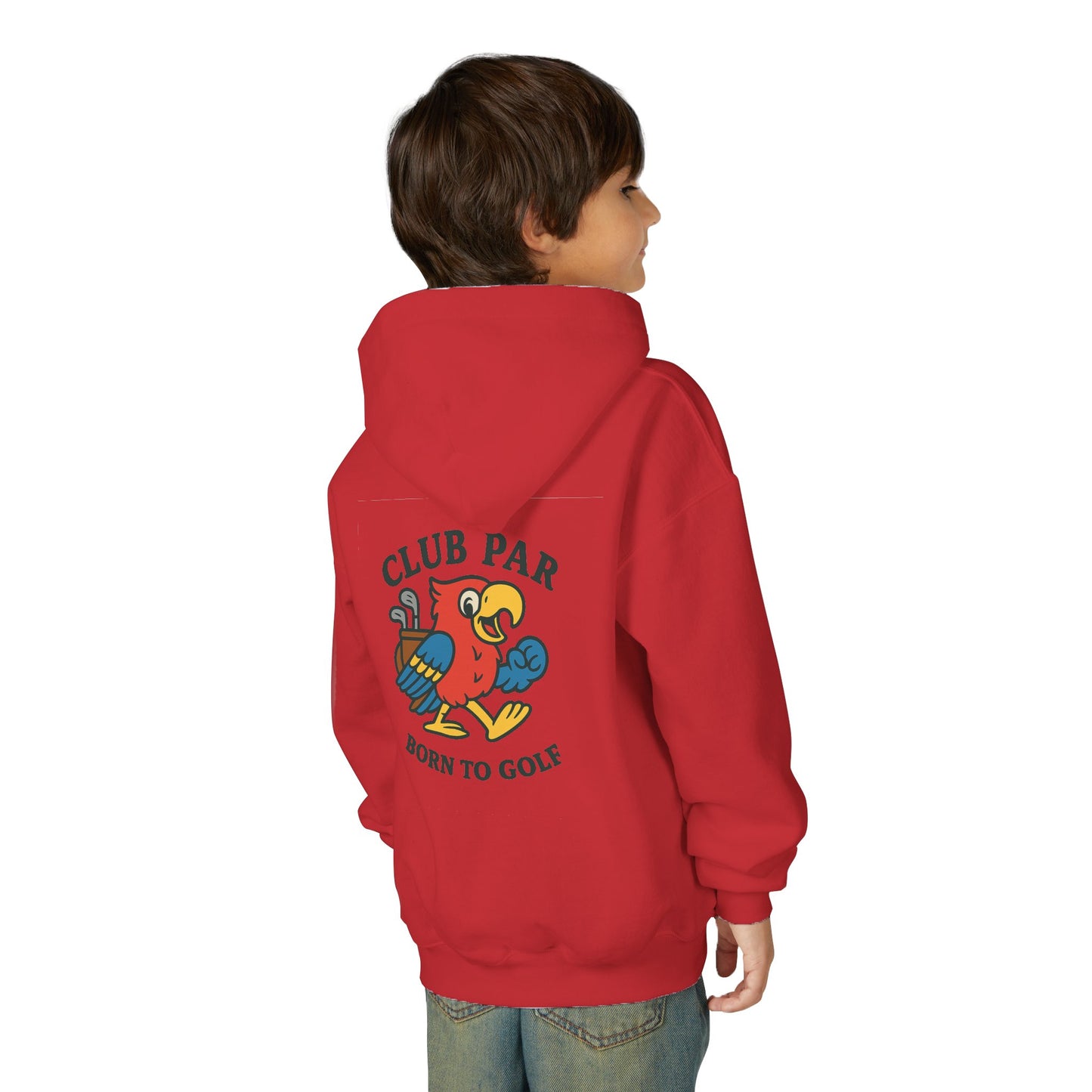 Club Par Born To Golf Youth Hoodie