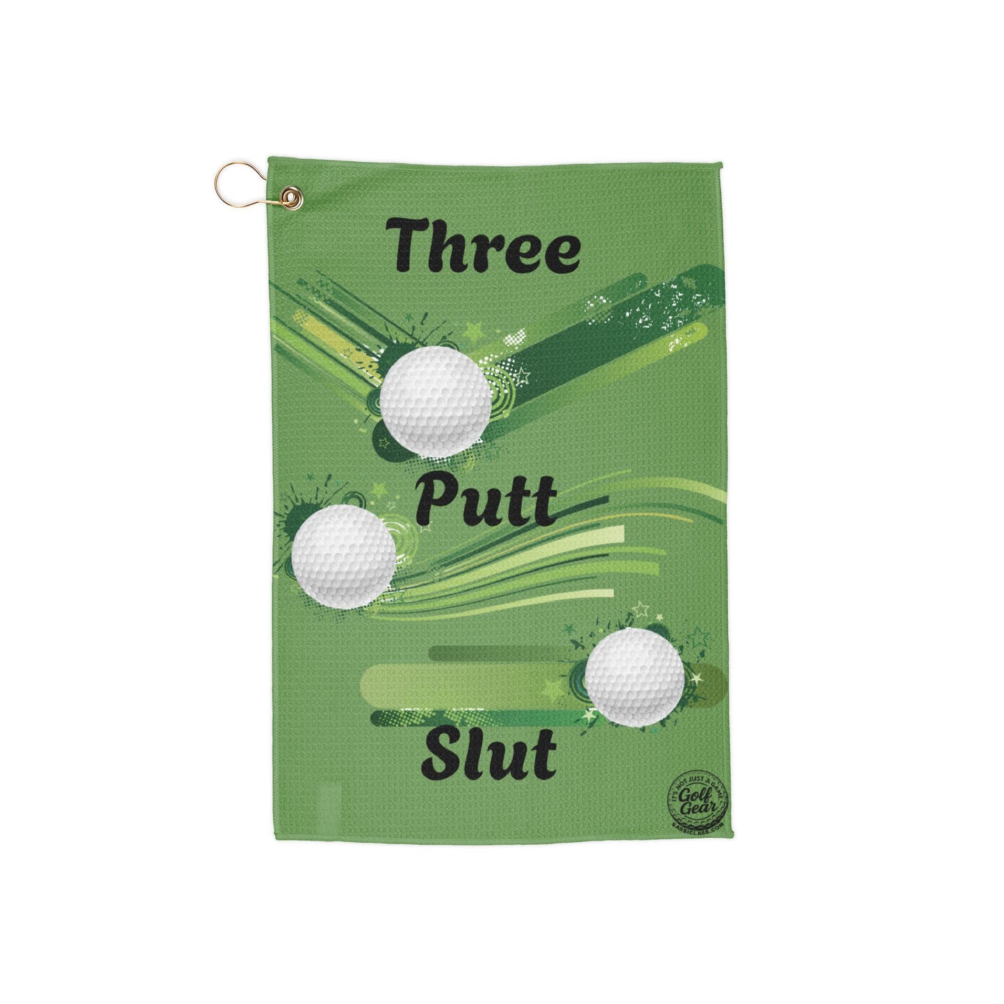 Three Putt Slut Golf Towel