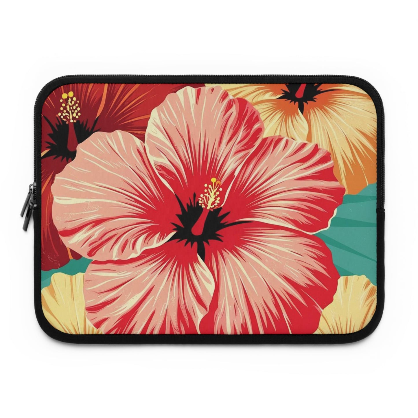 retro hibiscus Laptop Sleeve