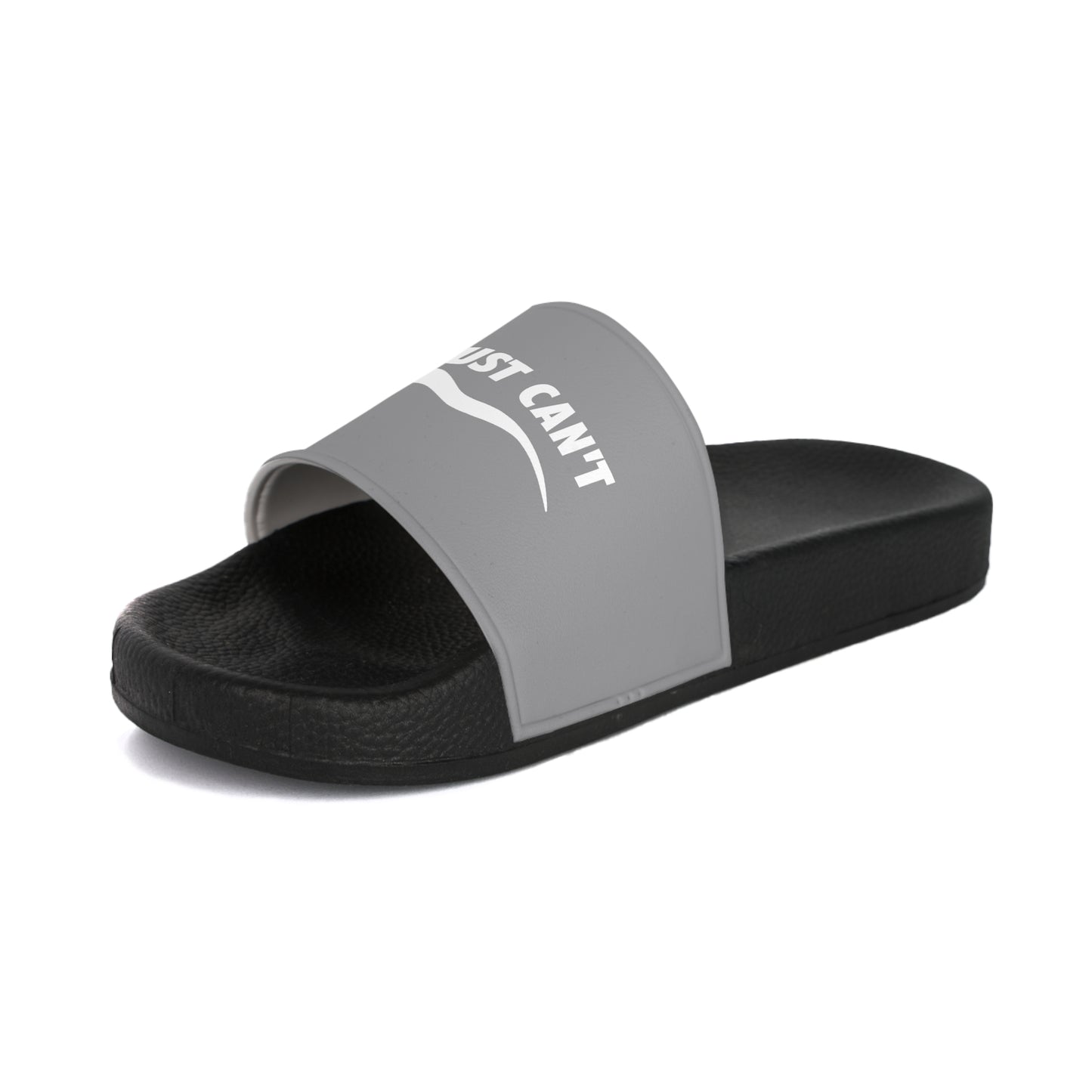 Grey I Just Can't  Women's Slide Sandals