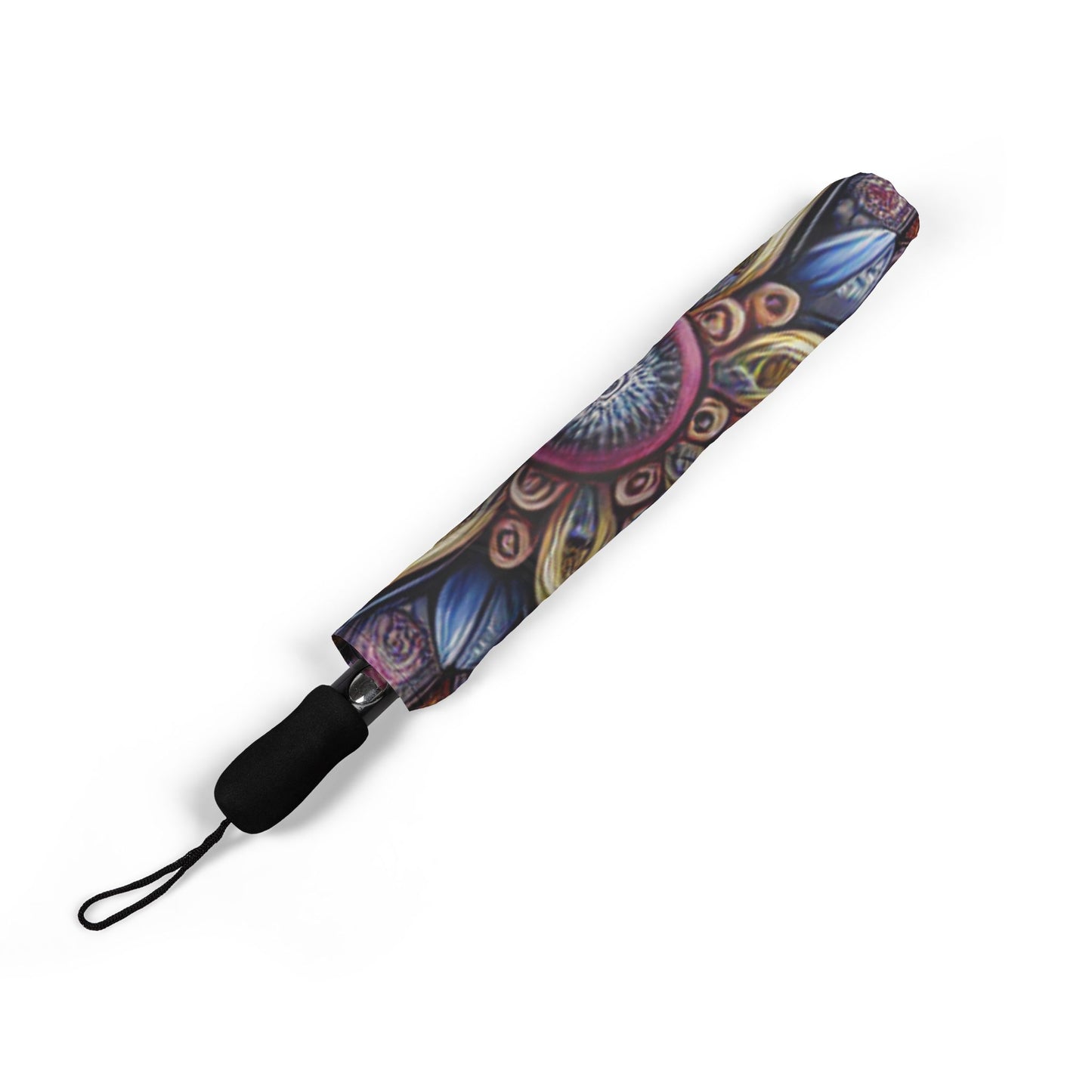 pretty mandala Umbrella - Semi-Automatic Foldable Design