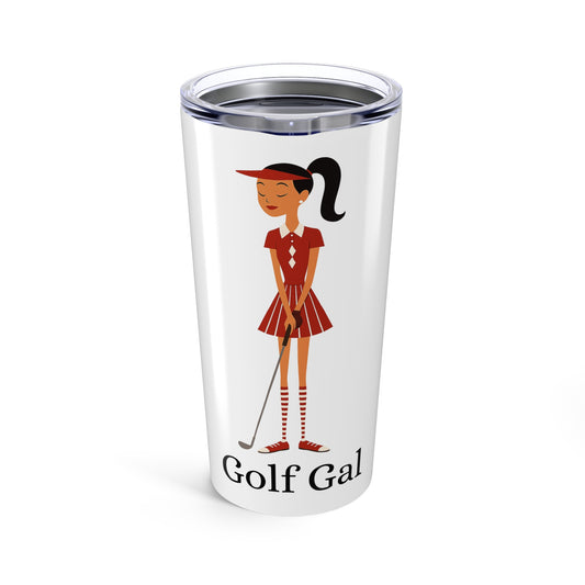 Golf Gal Tumbler 20oz Ruby