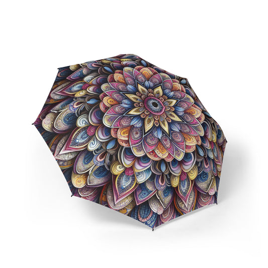 pretty mandala Umbrella - Semi-Automatic Foldable Design
