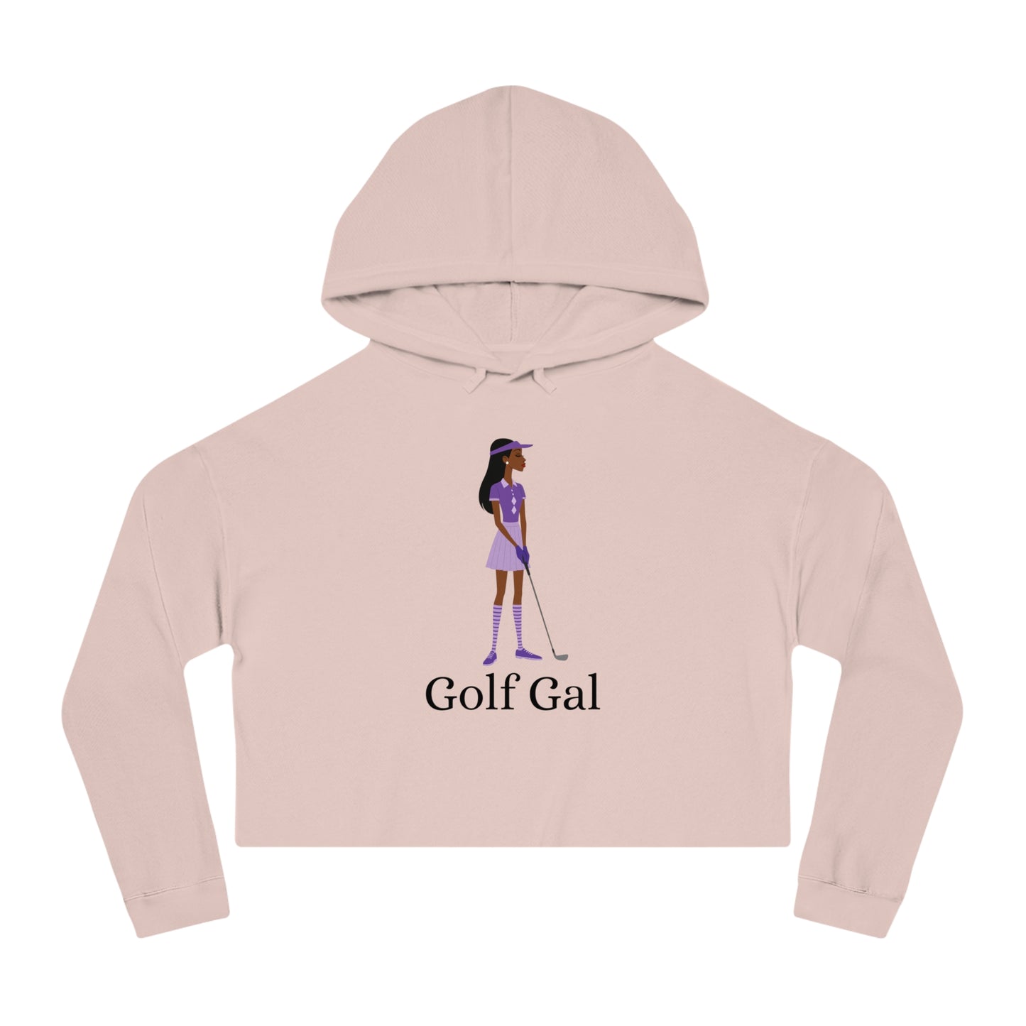 Golf Gal Women's Cropped Sweatshirt Violet