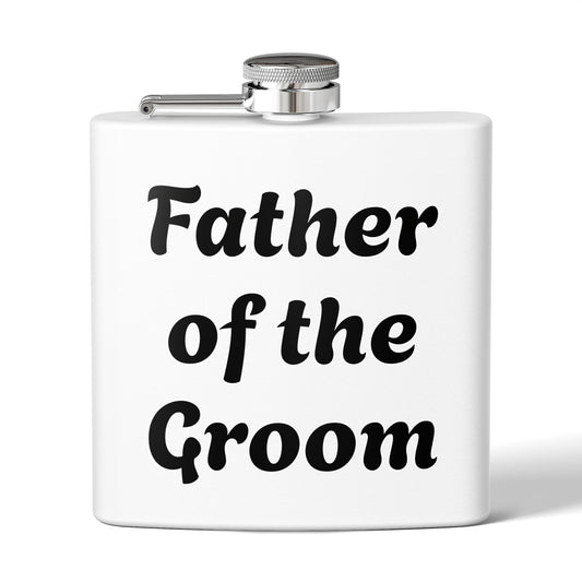 Father of the Groom, Stainless Steel Flask