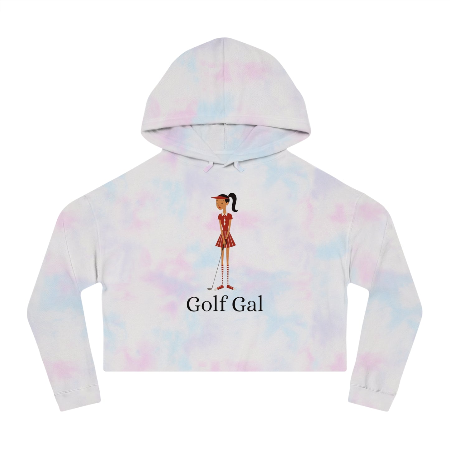 Golf Gal Women's Cropped Sweatshirt Ruby