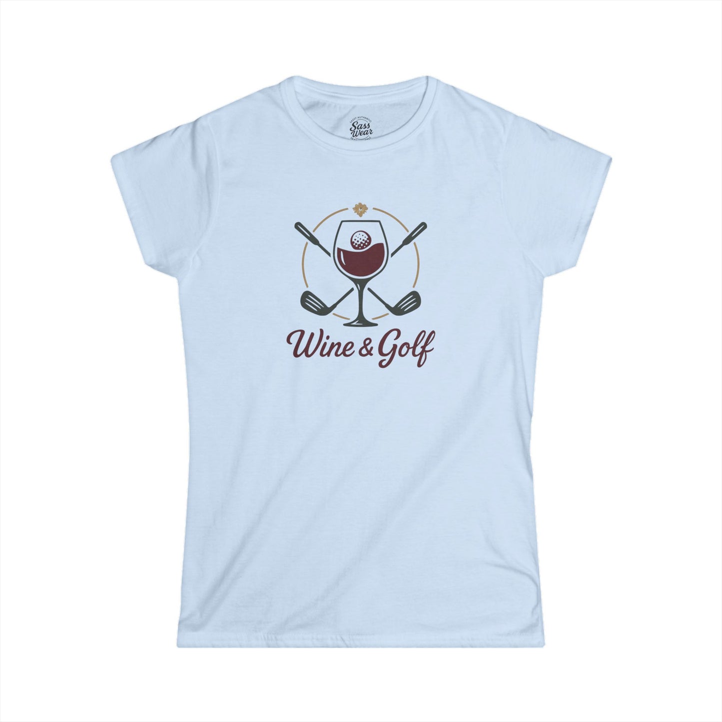 Wine and Golf Women's Softstyle Tee