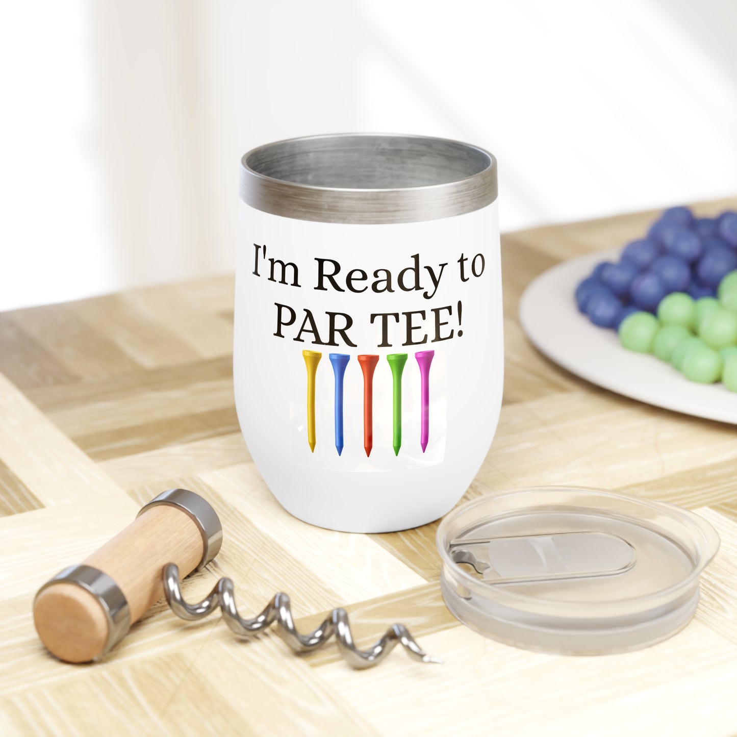 ready to par tee Wine Tumbler