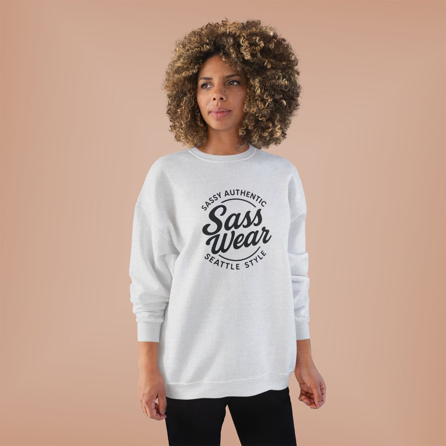 Sass Wear Unisex Eco-Friendly Crewneck Sweatshirt
