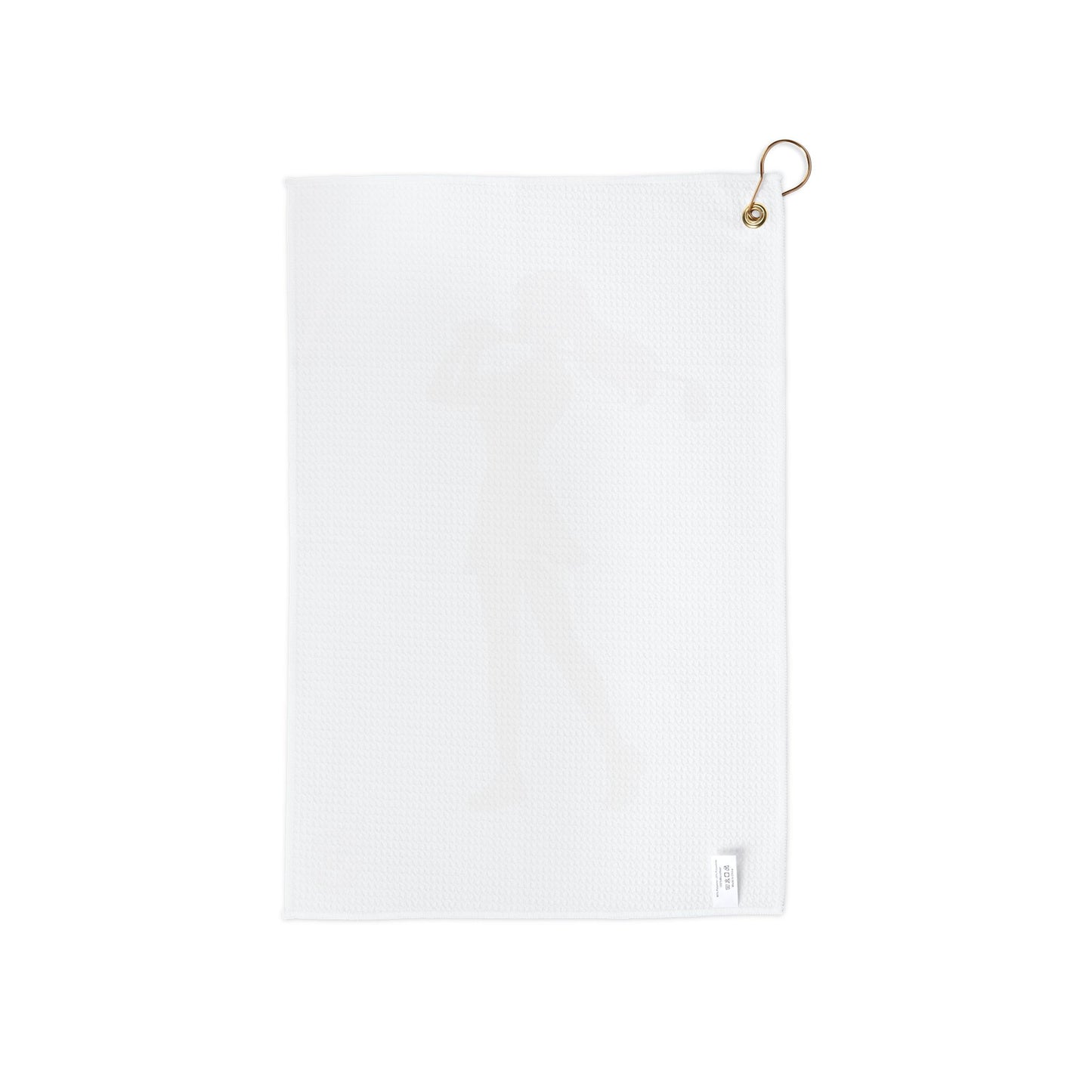 Blue Gal Silhouette Golf Towel