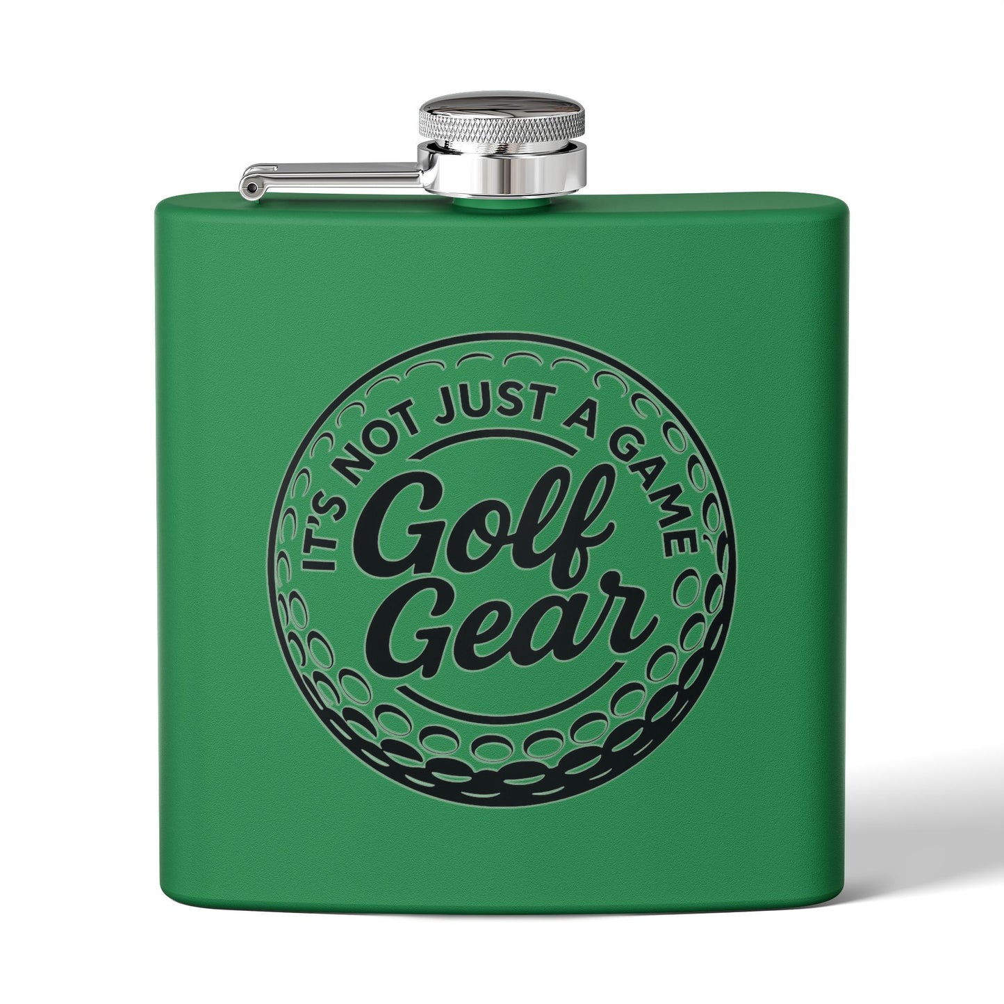 Golf Gear Sleek Stainless Steel Flask