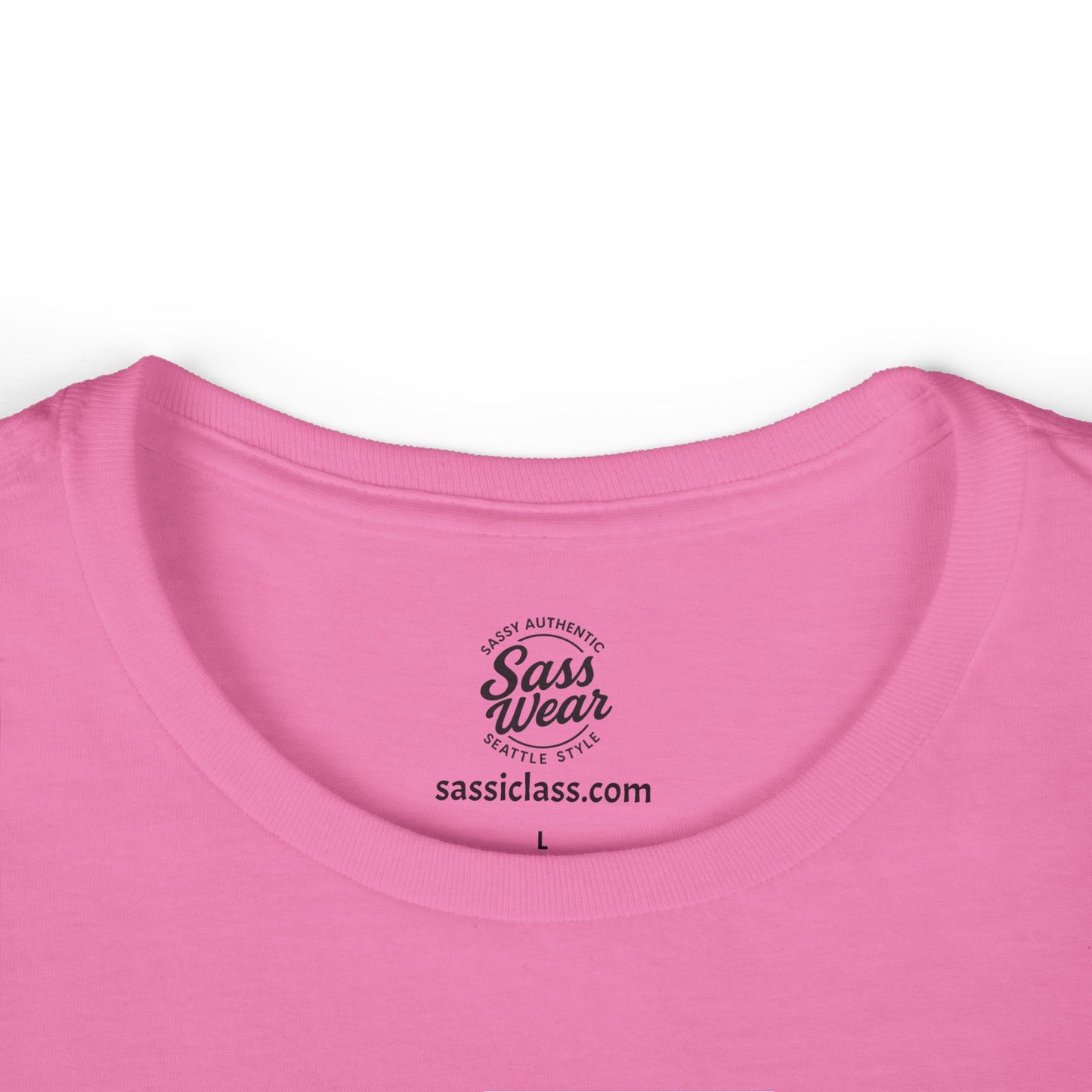 Sass Wear Women's Softstyle white logo