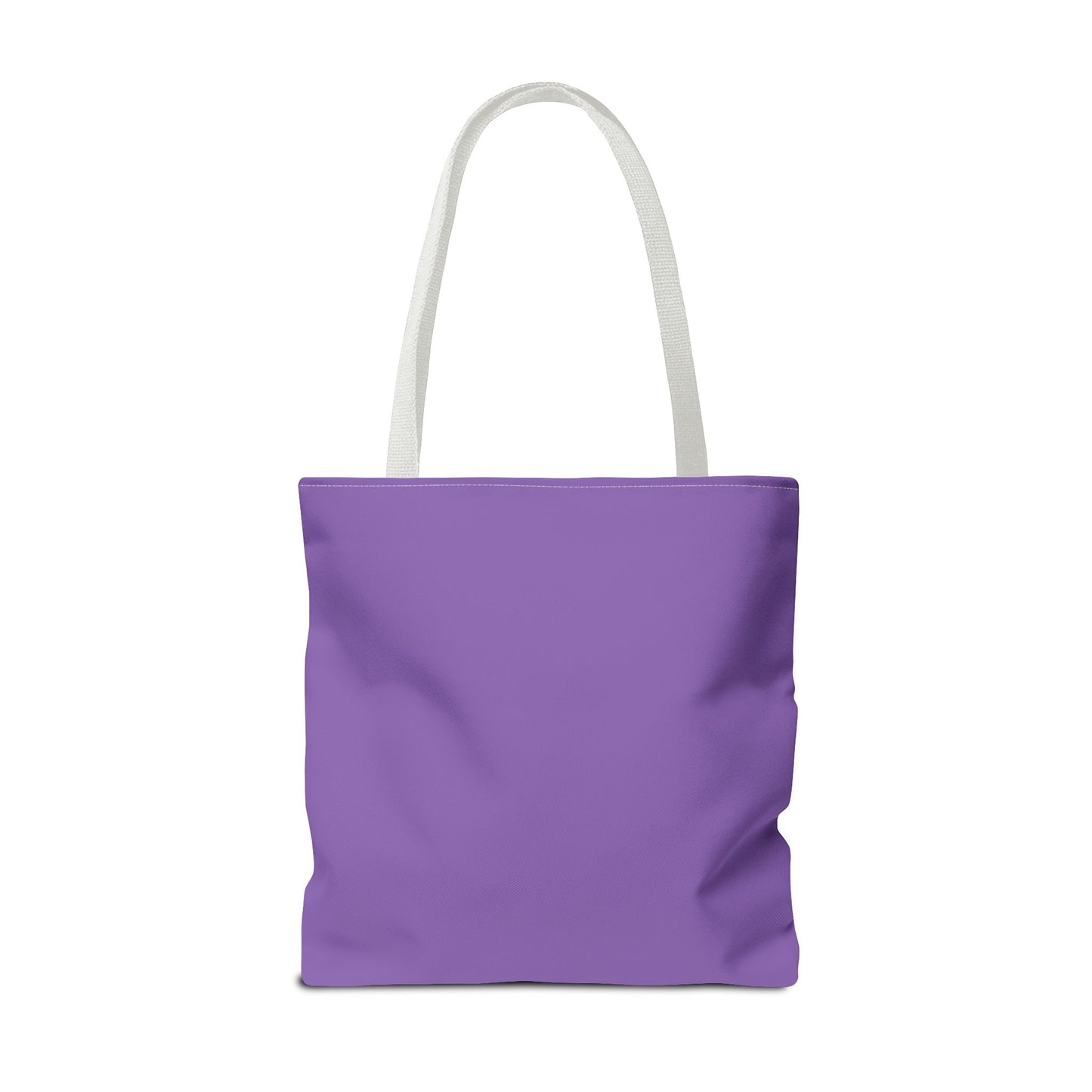 purple with white smiley face Tote Bag