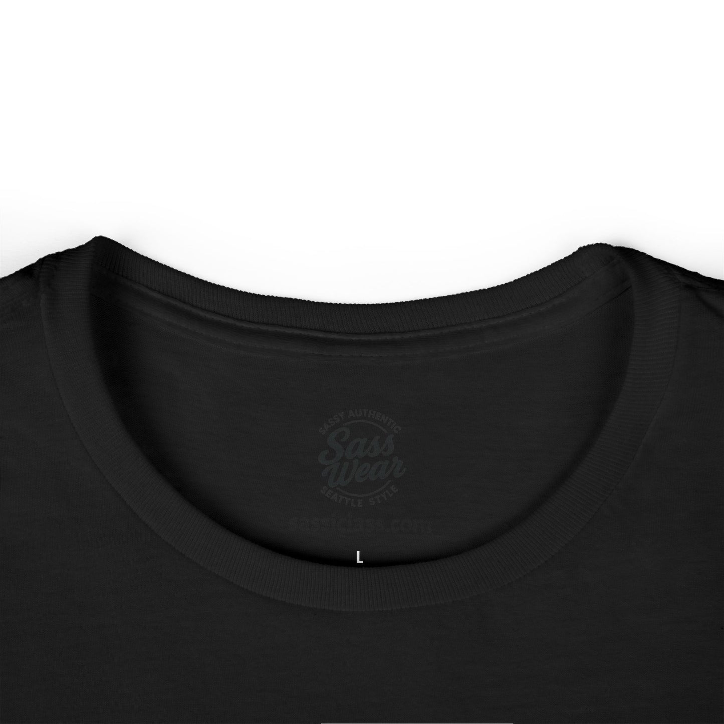 Sass Wear Women's Softstyle white logo
