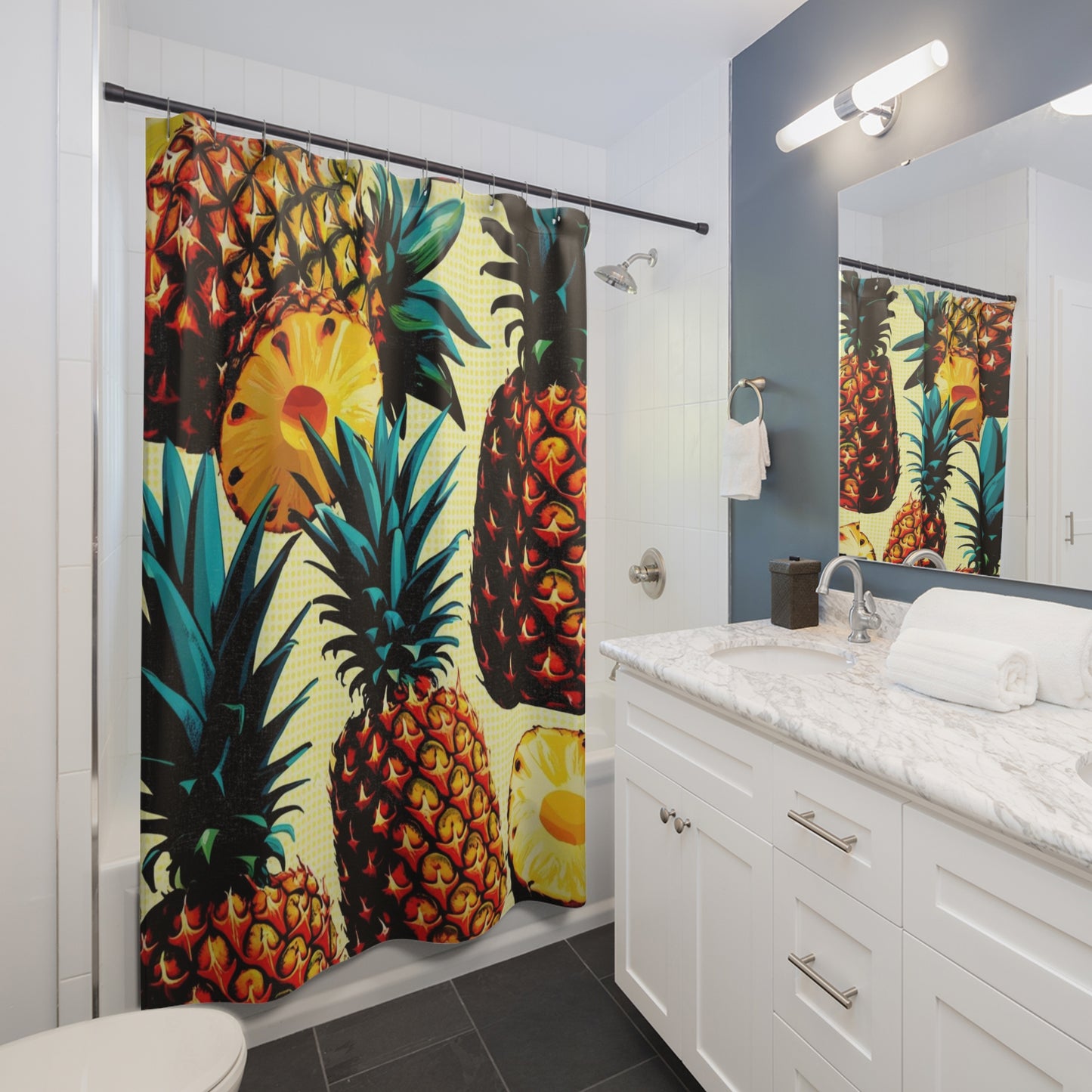 pineapples Shower Curtains