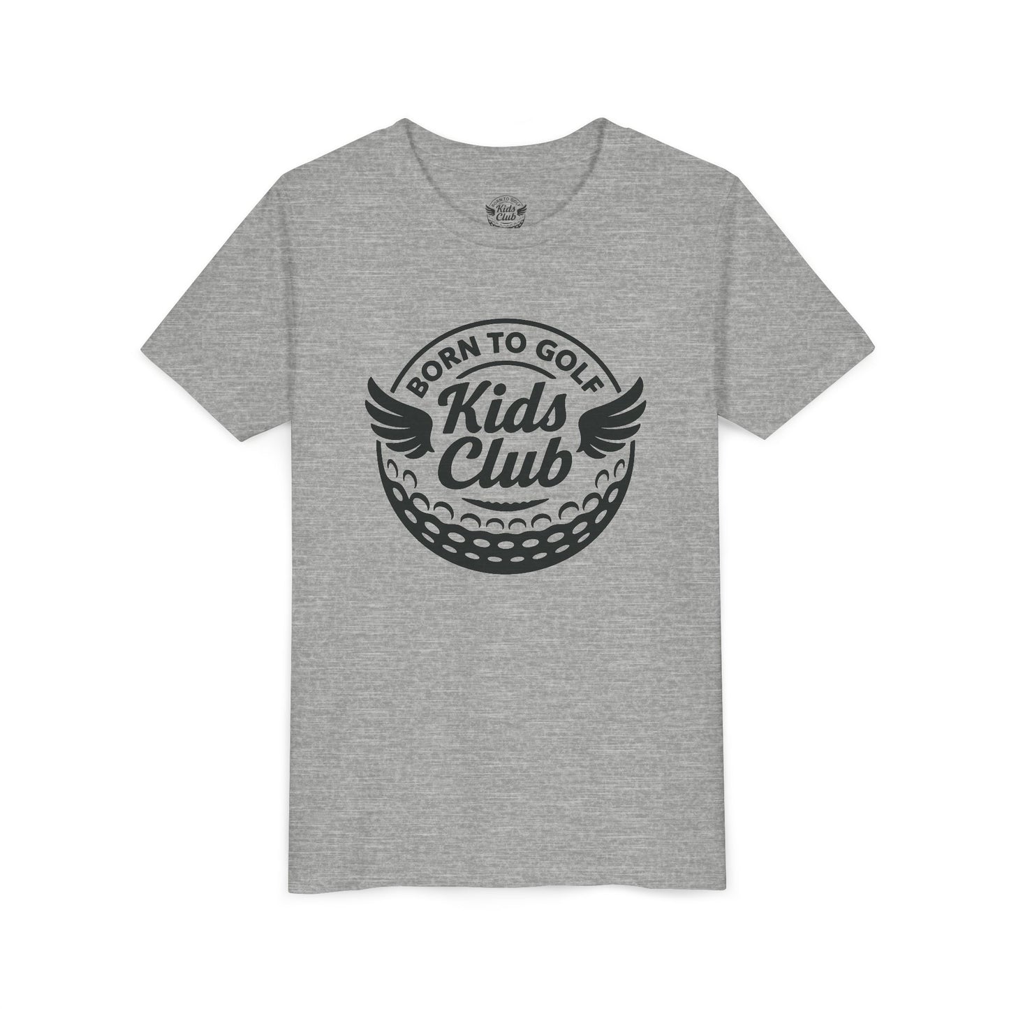 Kids Club Logo Born To Golf Youth Tee