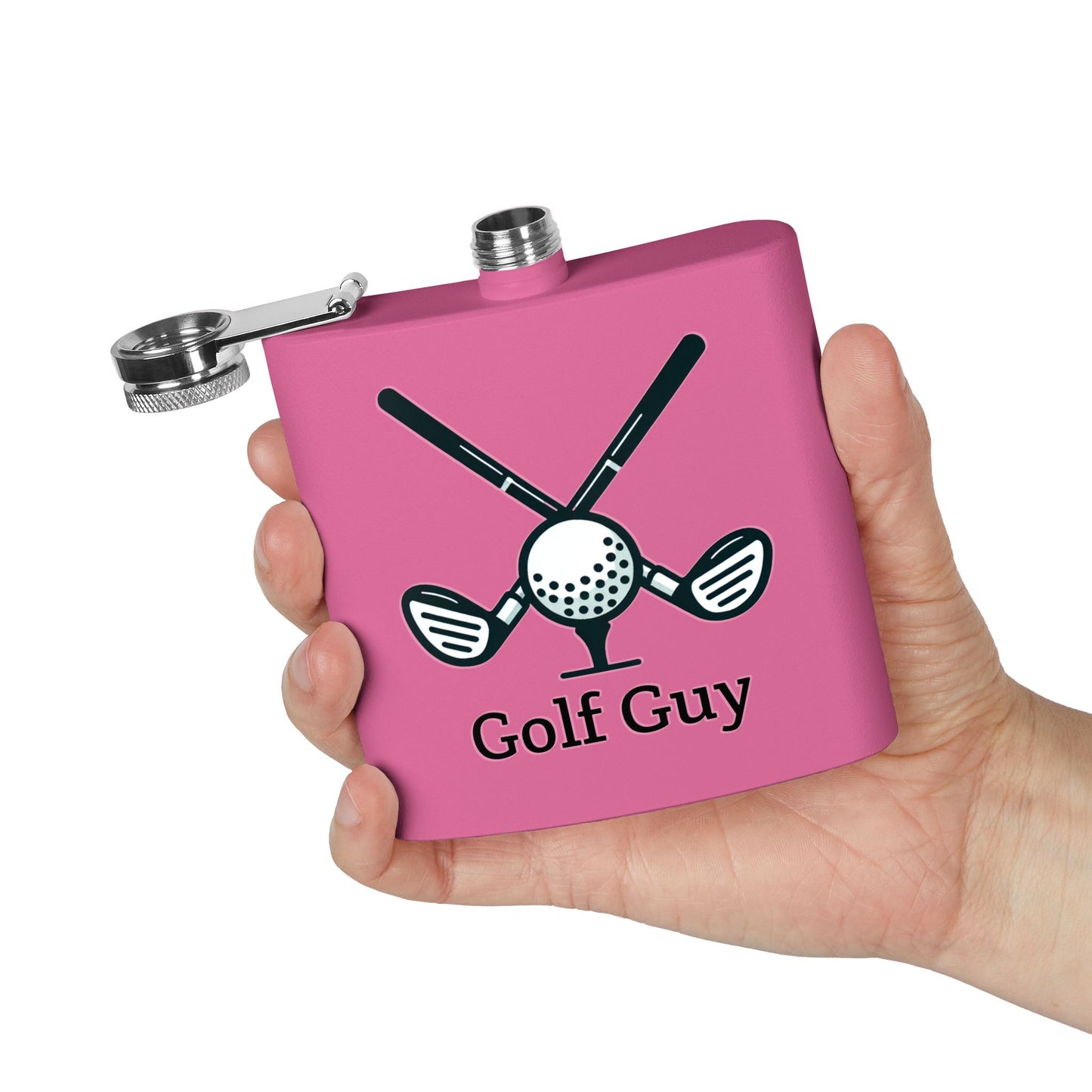 Golf Guy Sleek Stainless Steel Flask